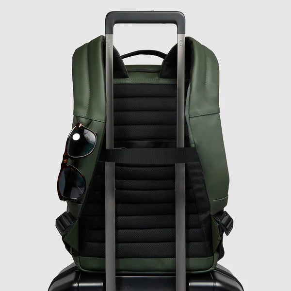 Piquadro zaino porta pc in tessuto tecnico "C2O" Verde CA6464C2OW.VE