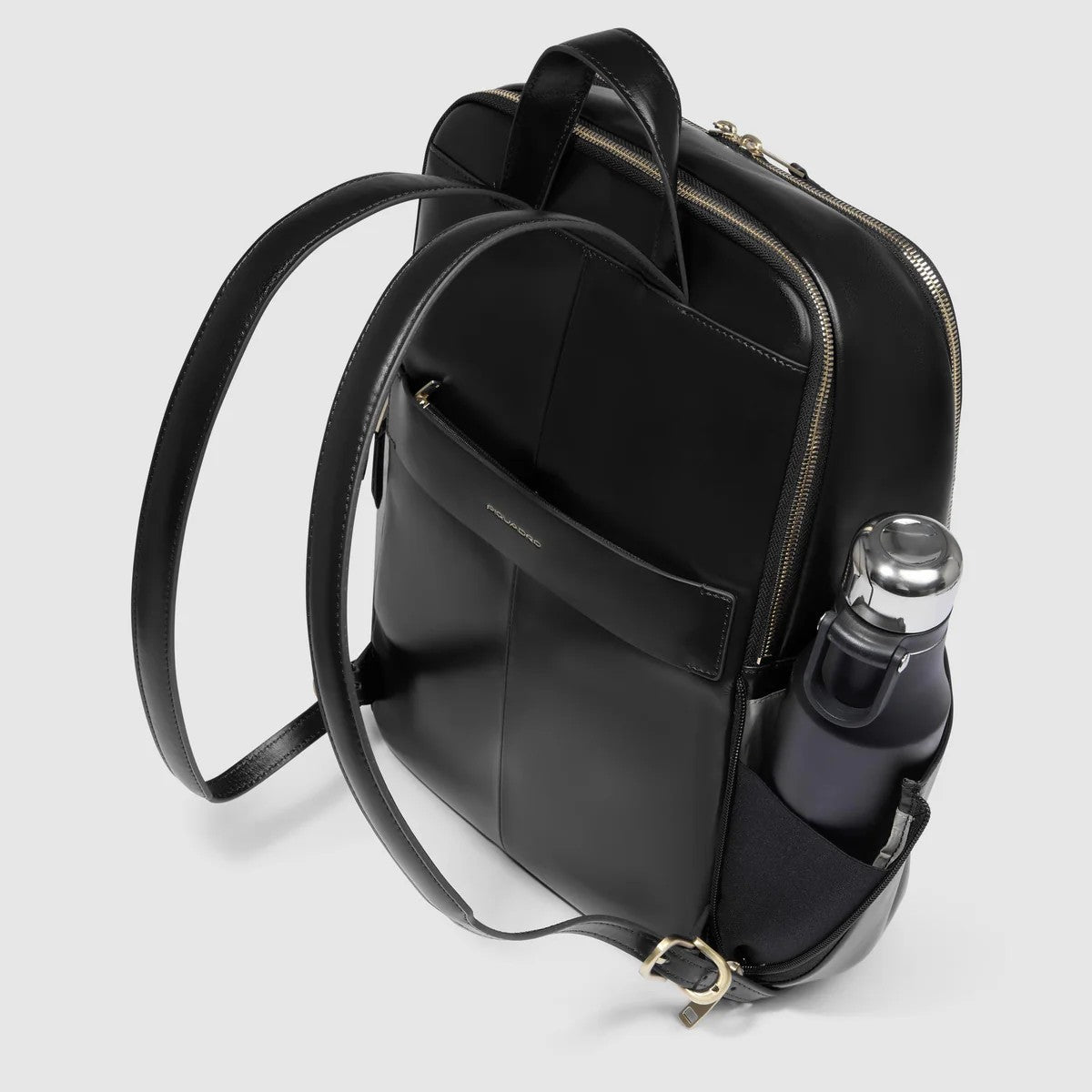 Piquadro zaino in pelle "Blue Square" Nero CA6678B2.N