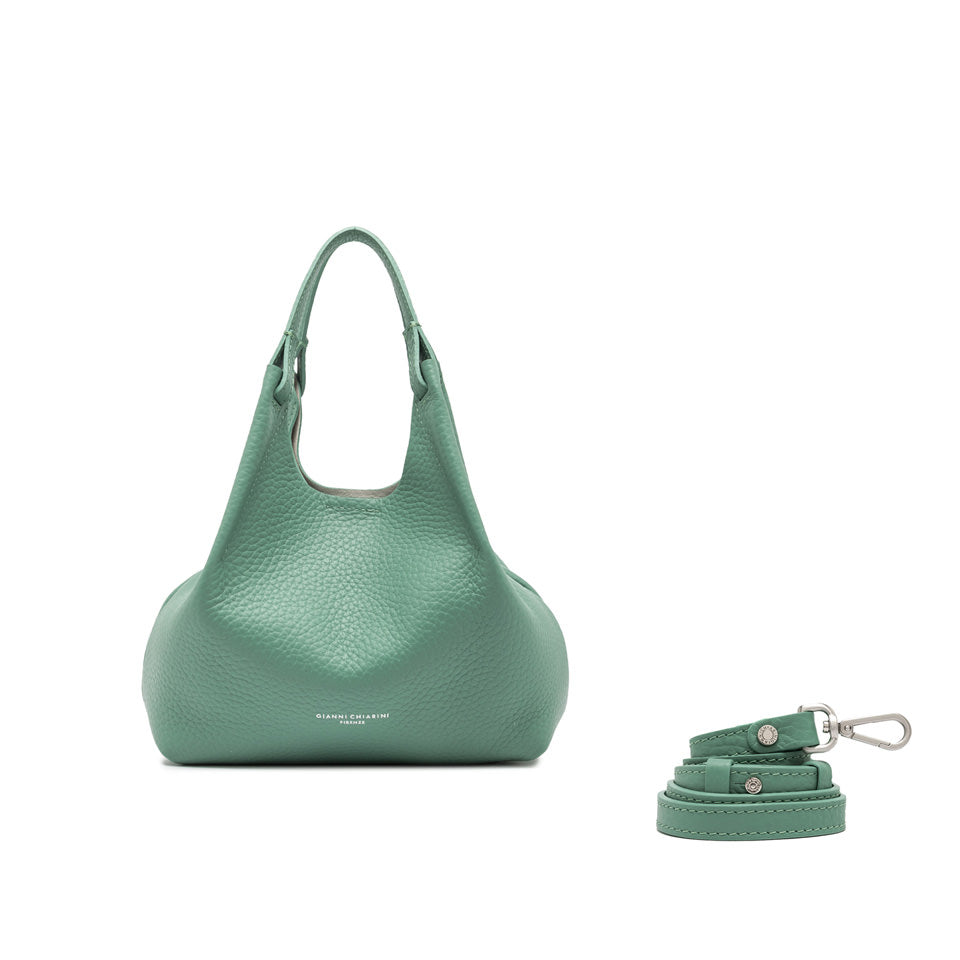 Gianni Chiarini borsa shopping in pelle "Dua" Verde BS9719RNGDBL.13859 MENTA-SABBI