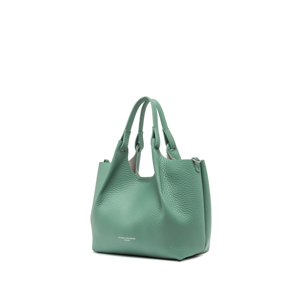 Gianni Chiarini borsa shopping in pelle "Dua" Verde BS9719RNGDBL.13859 MENTA-SABBI