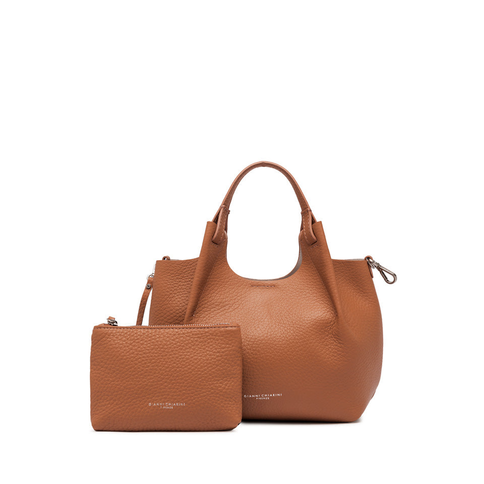 Gianni Chiarini borsa shopping in pelle "Dua" Cuoio BS9719RNGDBL.13857 CARAMELLO-S
