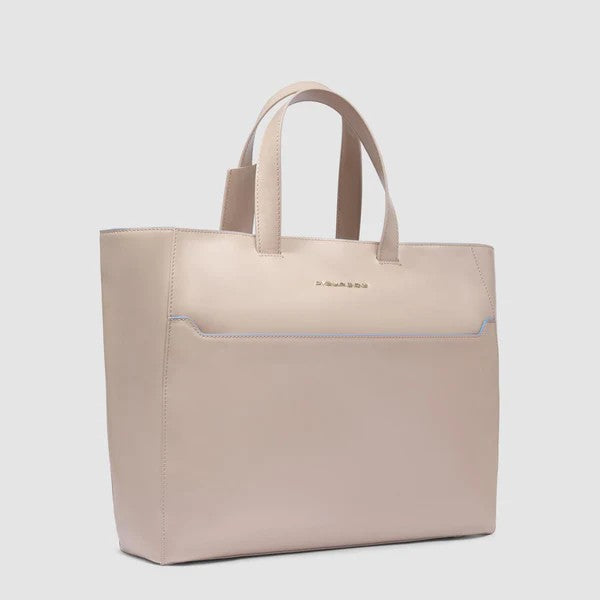 Piquadro borsa cartella da lavoro in pelle "Blue Square" Rosa BD6680B2.RO2