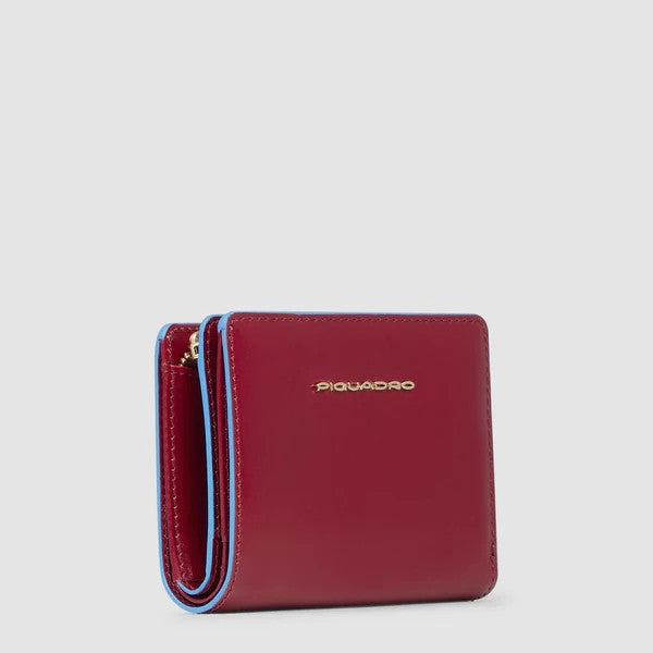 Piquadro portafogli in pelle "Blue Square" Rosso PD6660B2R.R