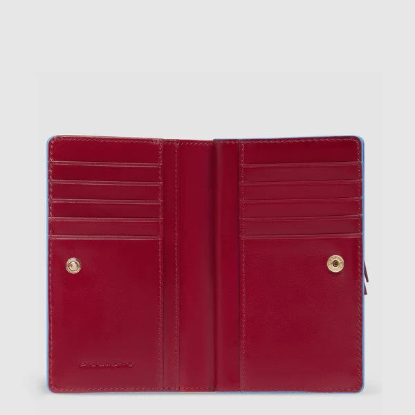Piquadro portafogli in pelle "Blue Square" Rosso PD6661B2R.R