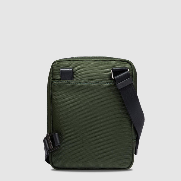 Piquadro borsello in tessuto e pelle "Brief 2 Verde CA3084BR2.VE2