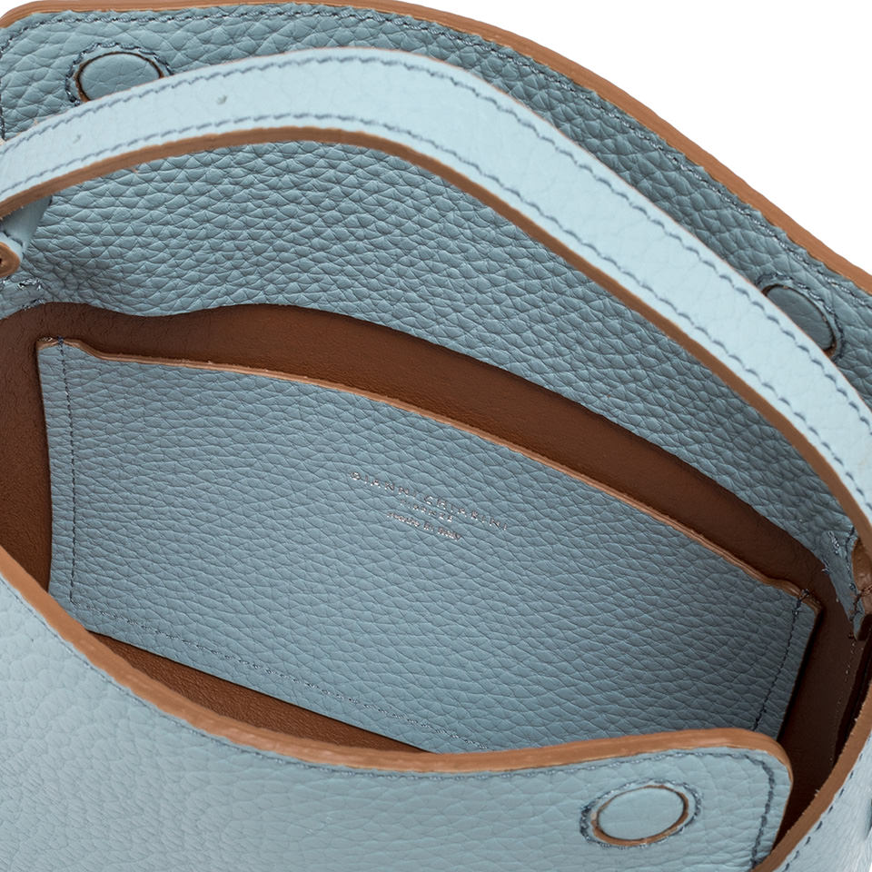 Gianni Chiarini borsa a spalla in pelle "Penelope" Azzurro BS11351RNGDBL.13862 SKY-CARAME