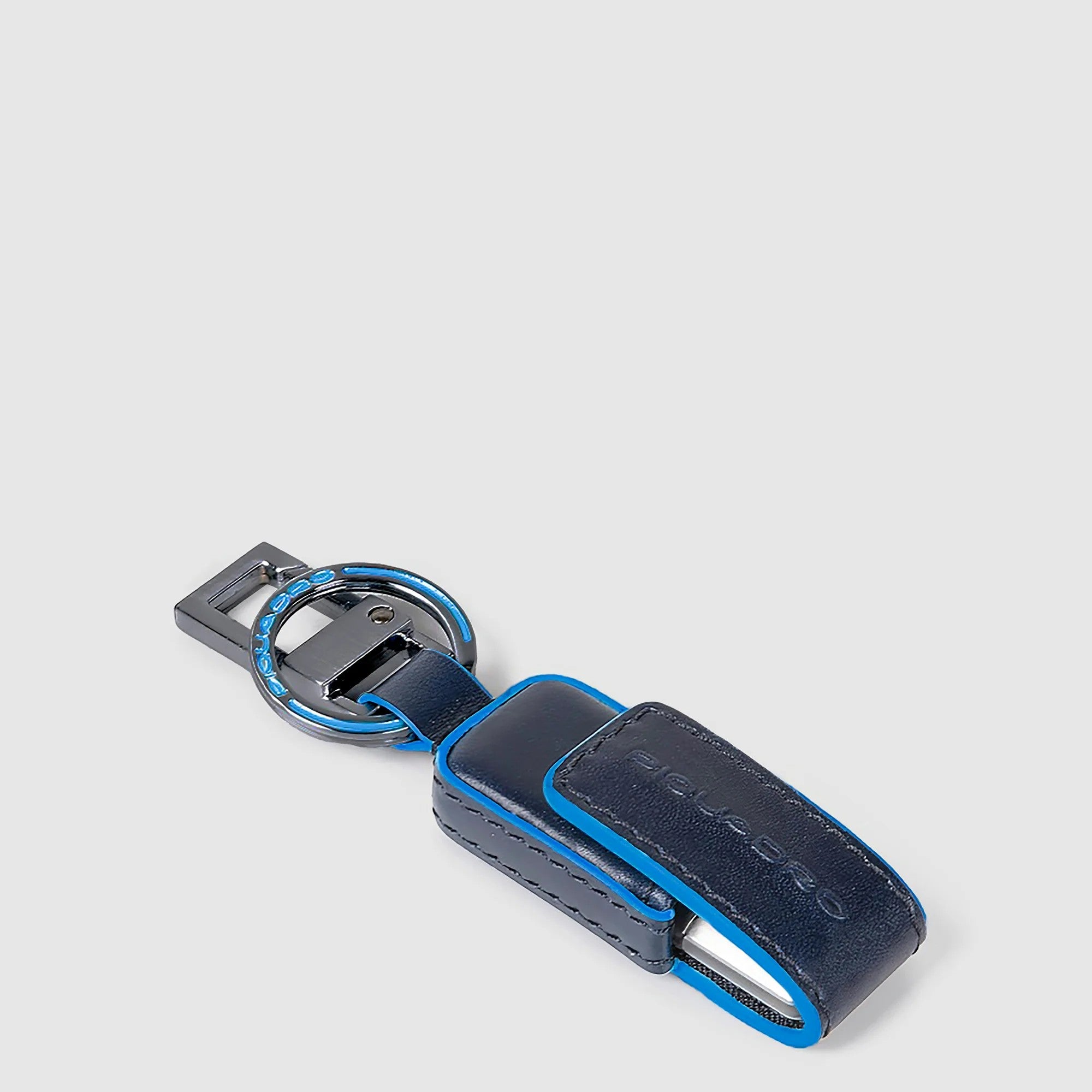 Piquadro portachiavi con chiavetta usb "Blue Square" AC6567B2.BLU2
