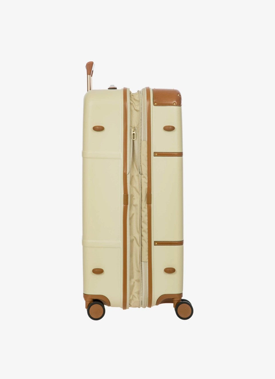 Bric's trolley grande in policarbonato e pelle "Bellagio" Avorio BBG38304.014 CREAM