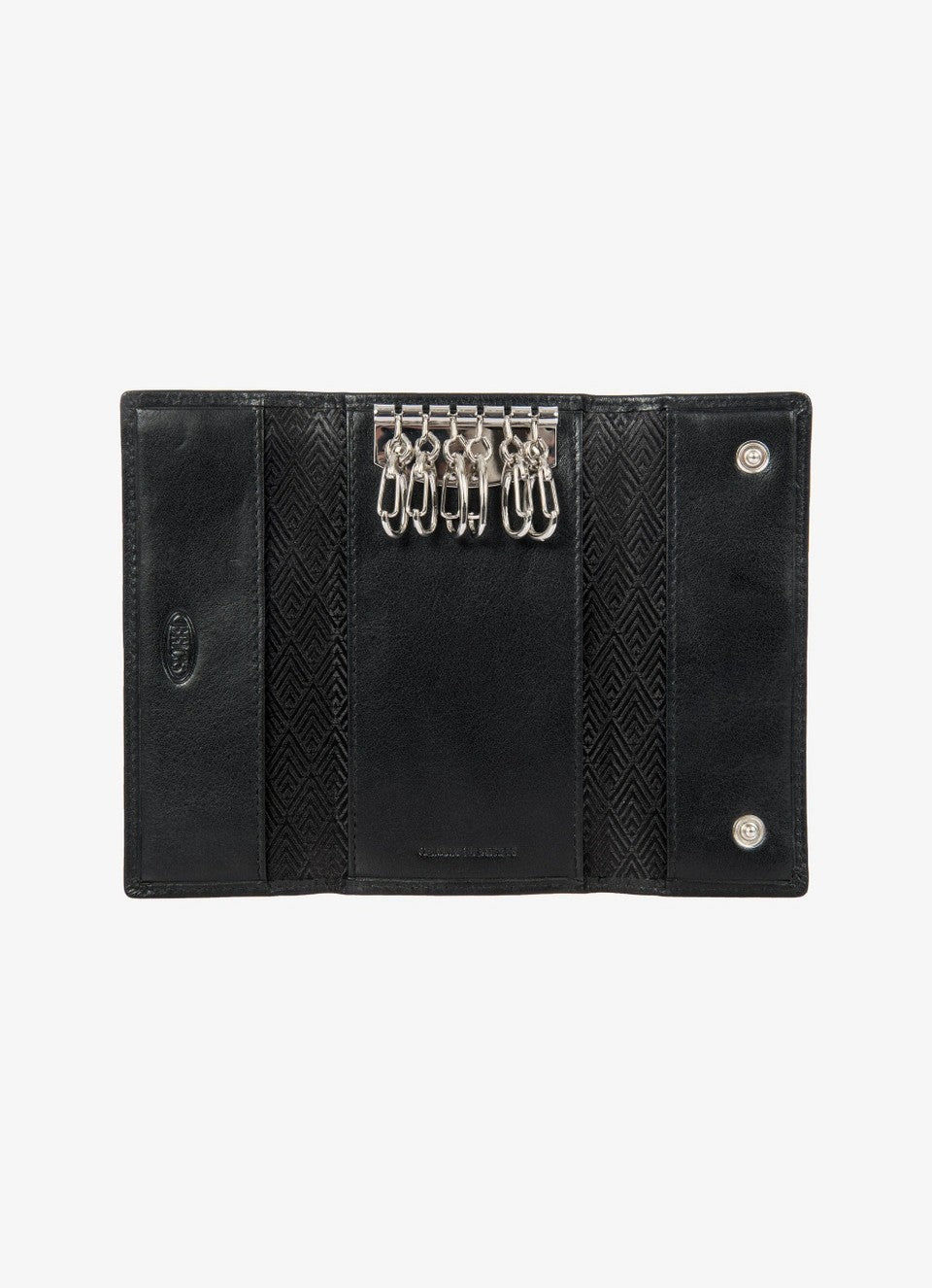Bric's portachiavi con ganci in pelle "Monte Rosa" Nero BH109211.001 NERO