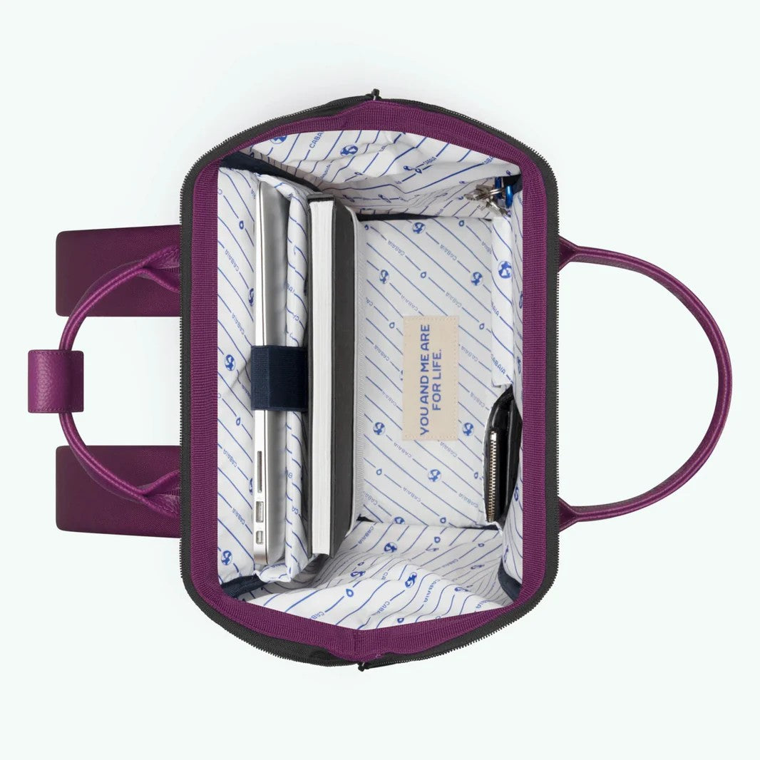 CABAIA zaino in tessuto "Adventurer" Viola ADV-M.KINGSTON