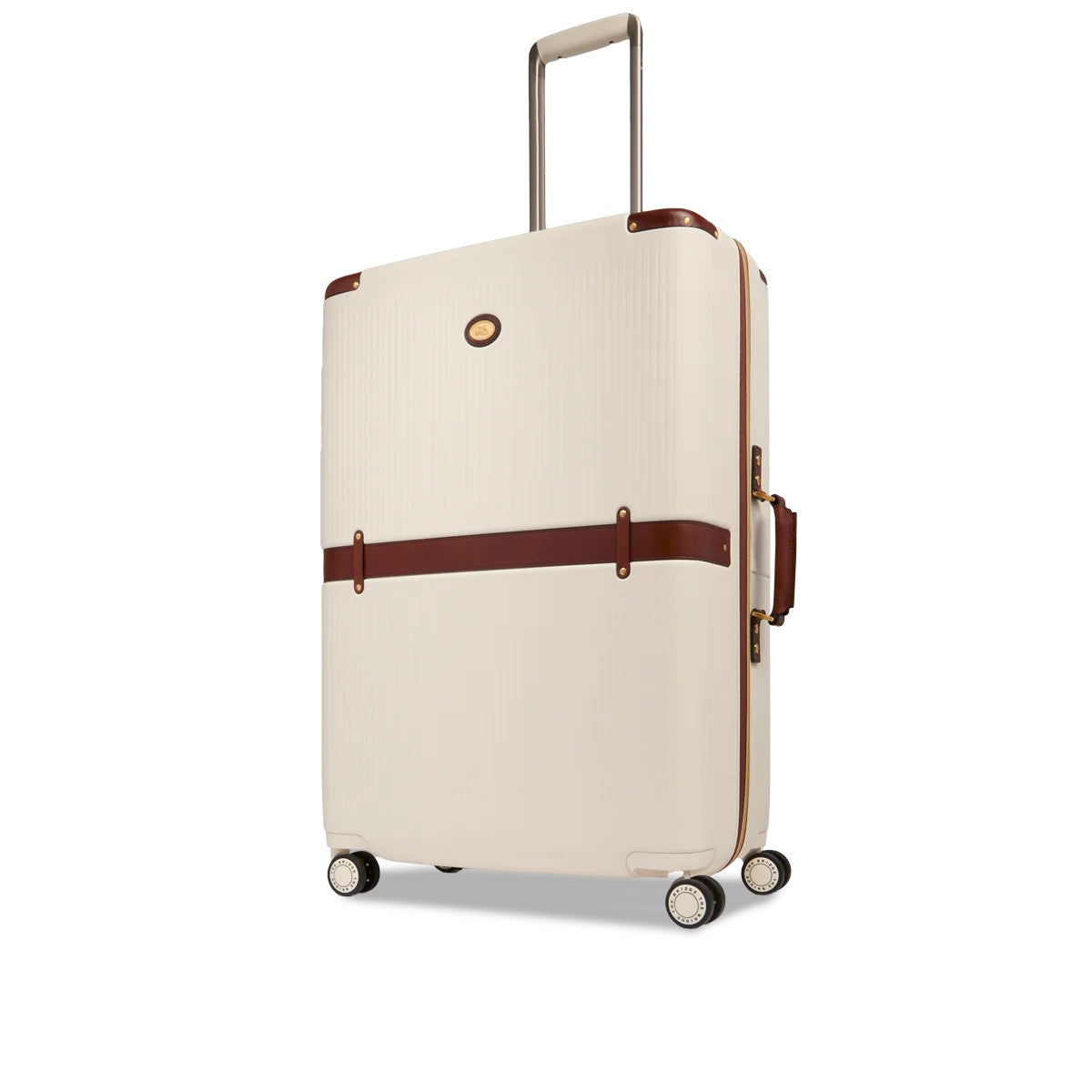 The Bridge trolley grande in policarbonato "Story Viaggio Trunks" Avorio 0710252D.3B NATURALE