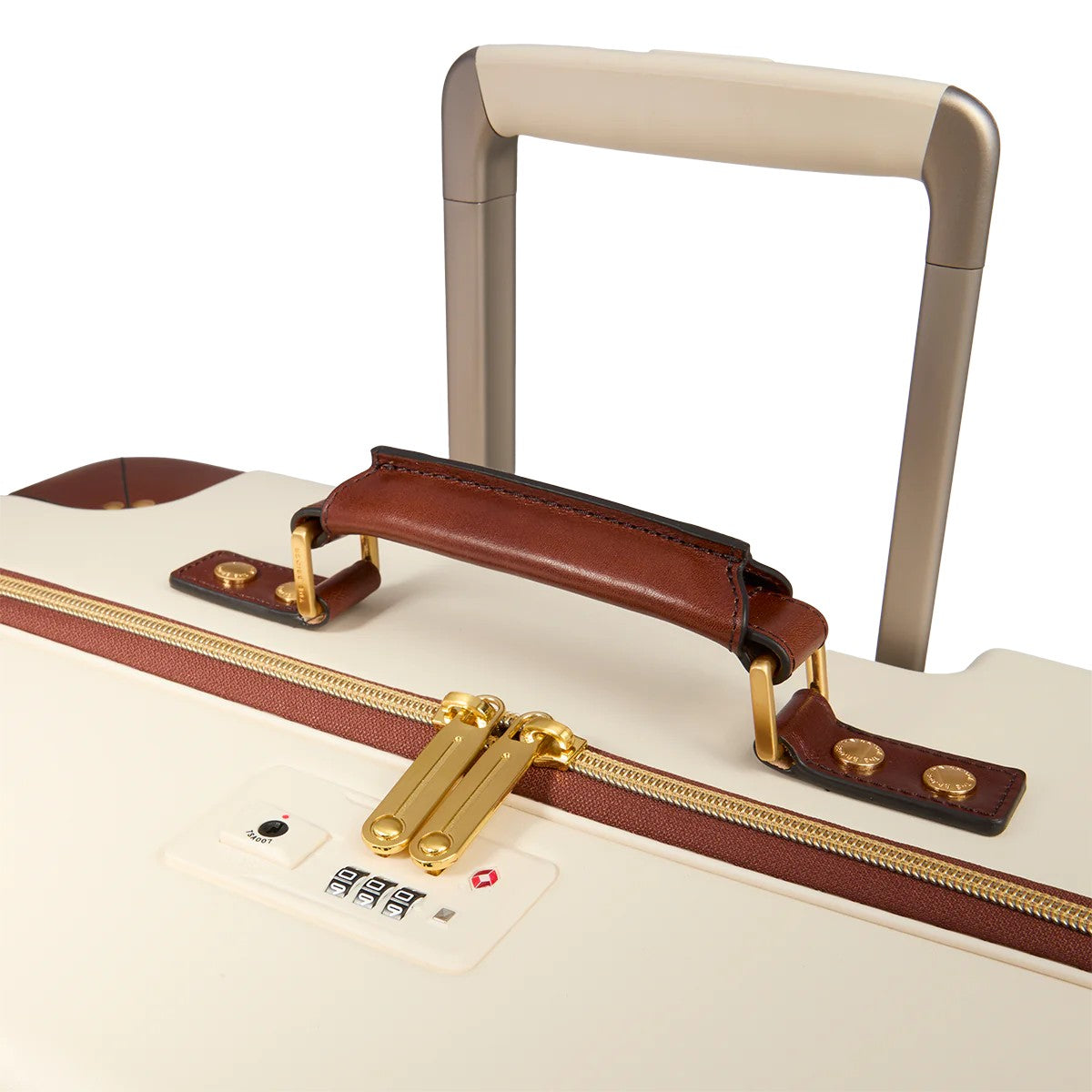 The Bridge trolley grande in policarbonato "Story Viaggio Trunks" Avorio 0710252D.3B NATURALE