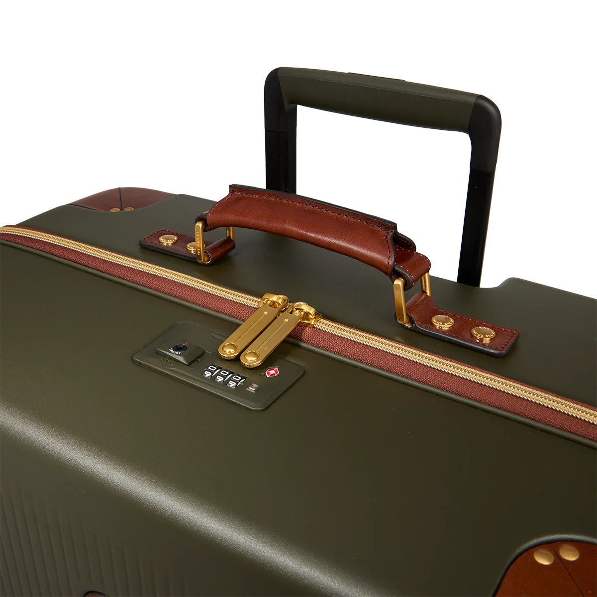 The Bridge trolley grande in policarbonato "Story Viaggio Trunks" Verde 0710252D.F6 FORESTA