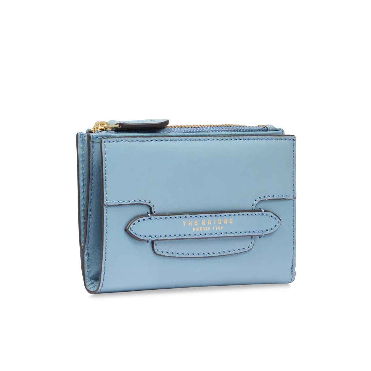 The Bridge portafogli in pelle "Lucrezia" Azzurro 01791301.2T BABY BLU