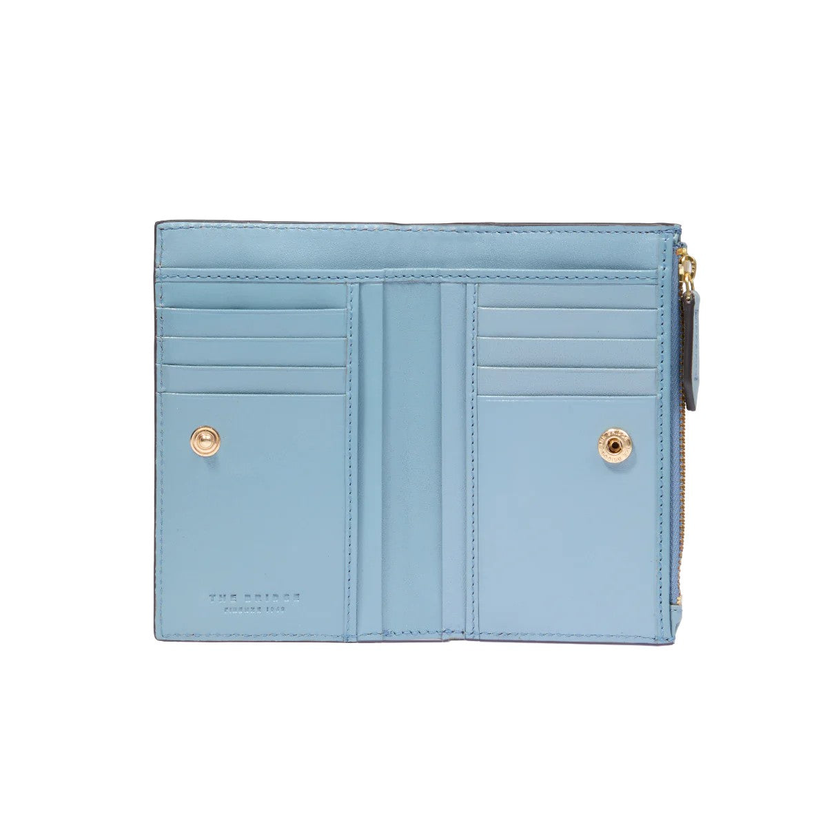 The Bridge portafogli in pelle "Lucrezia" Azzurro 01791301.2T BABY BLU