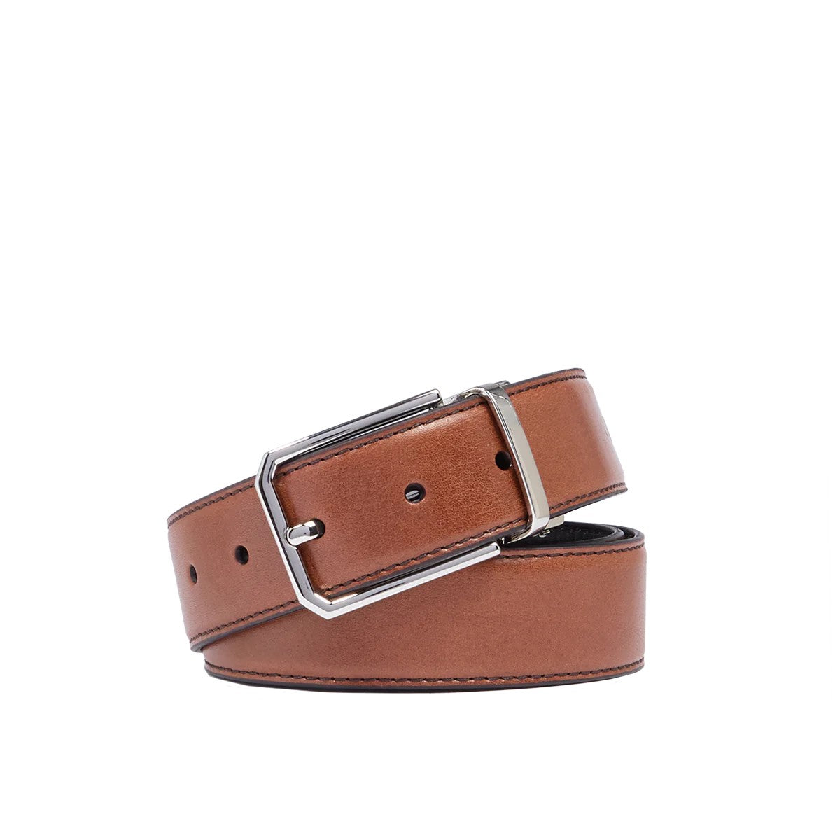 The Bridge cintura in pelle reversibile "Brunelleschi" Nero/marrone 03450401.6V MARRONE/NERO