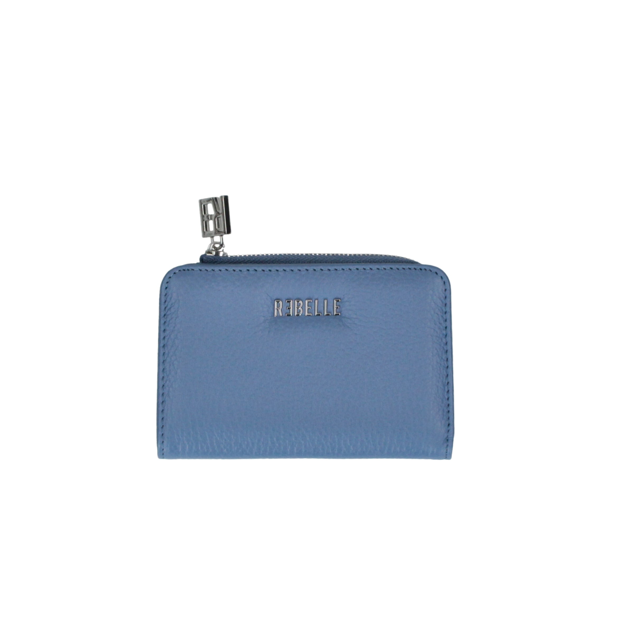 REBELLE portafogli in pelle "Wallet" Azzurro REW0008.0071 INDIGO