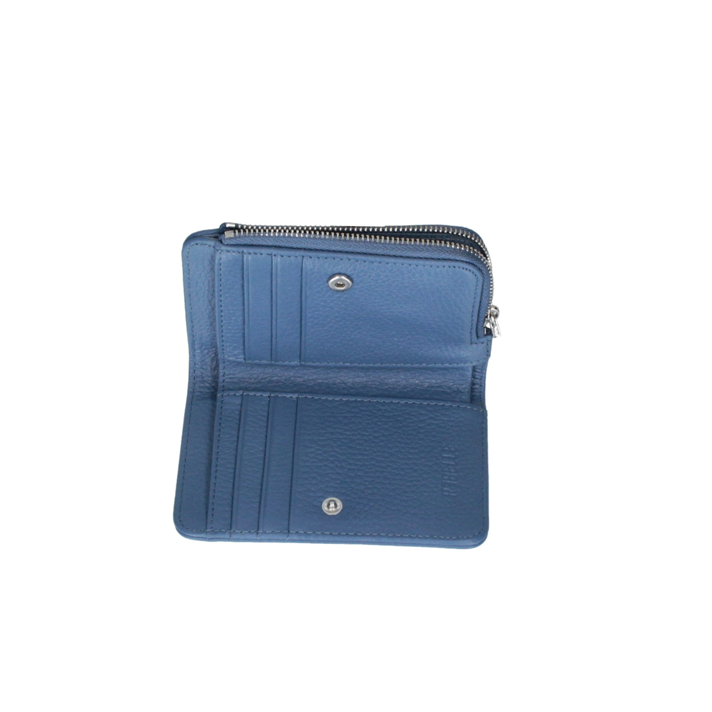 REBELLE portafogli in pelle "Wallet" Azzurro REW0008.0071 INDIGO