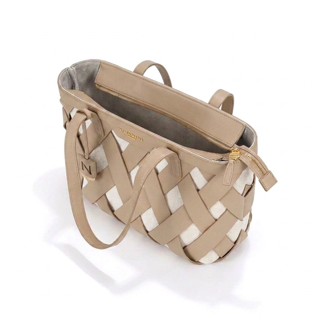 Nannini borsa shopping in pelle "Legend" Cuoio 18631.CAMEL