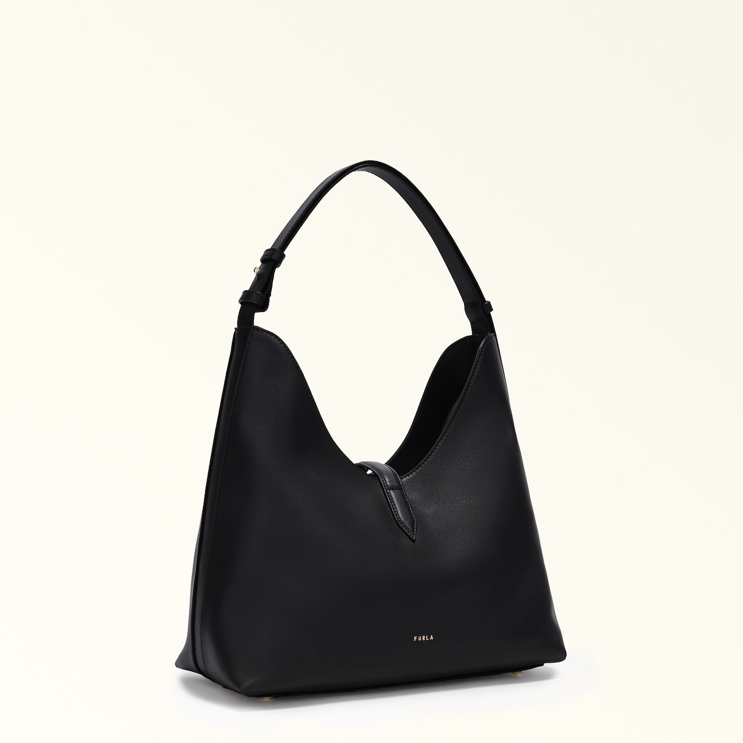 Furla borsa a spalla in pelle "Furla Goccia" Nero WB01499.O6000 NERO