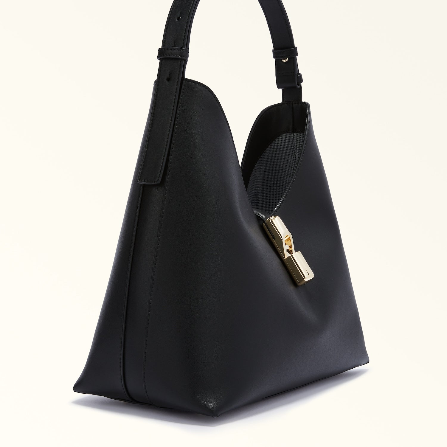 Furla borsa a spalla in pelle "Furla Goccia" Nero WB01499.O6000 NERO