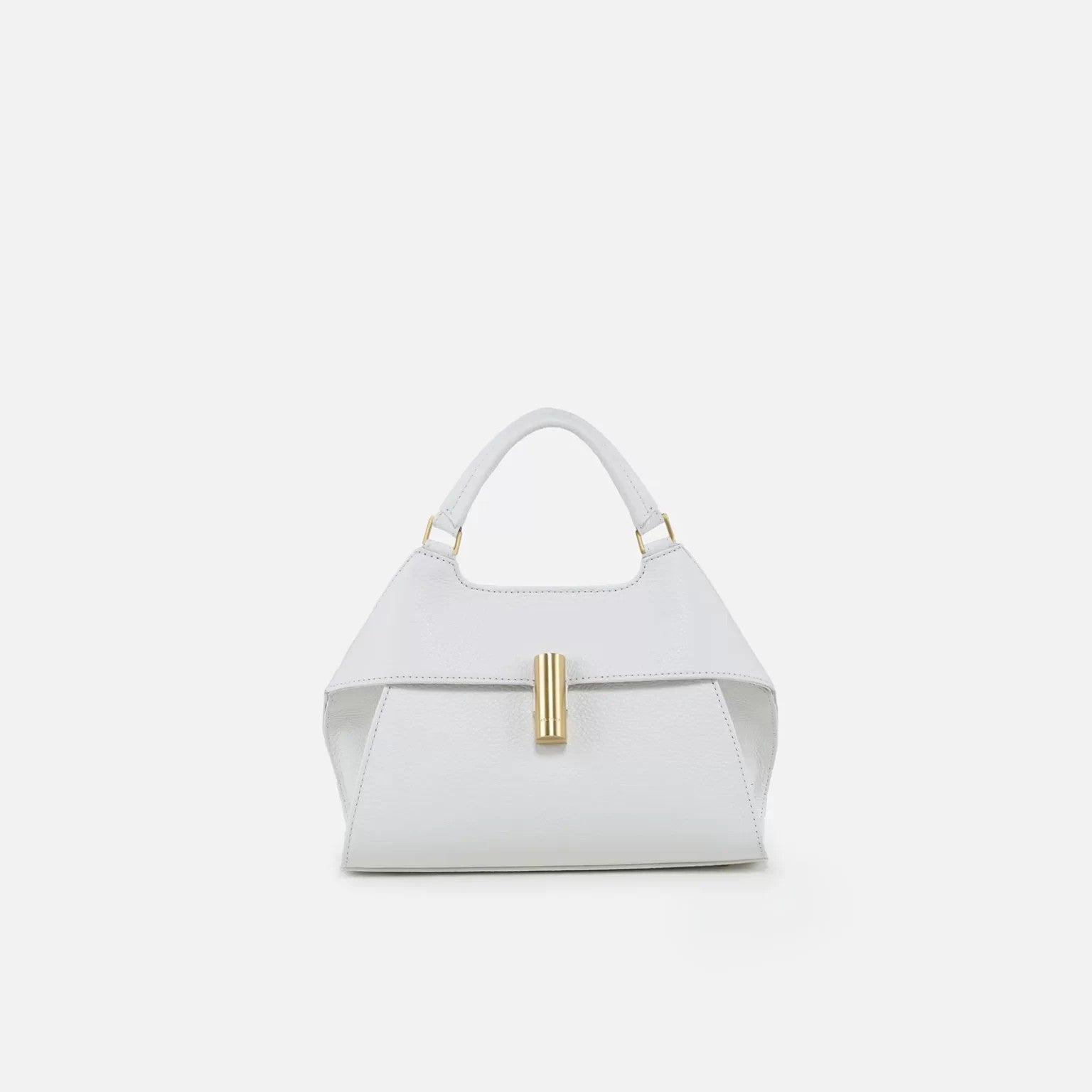 Arcadia borsa a mano in pelle "Emma" Bianco 7431.BIANCO