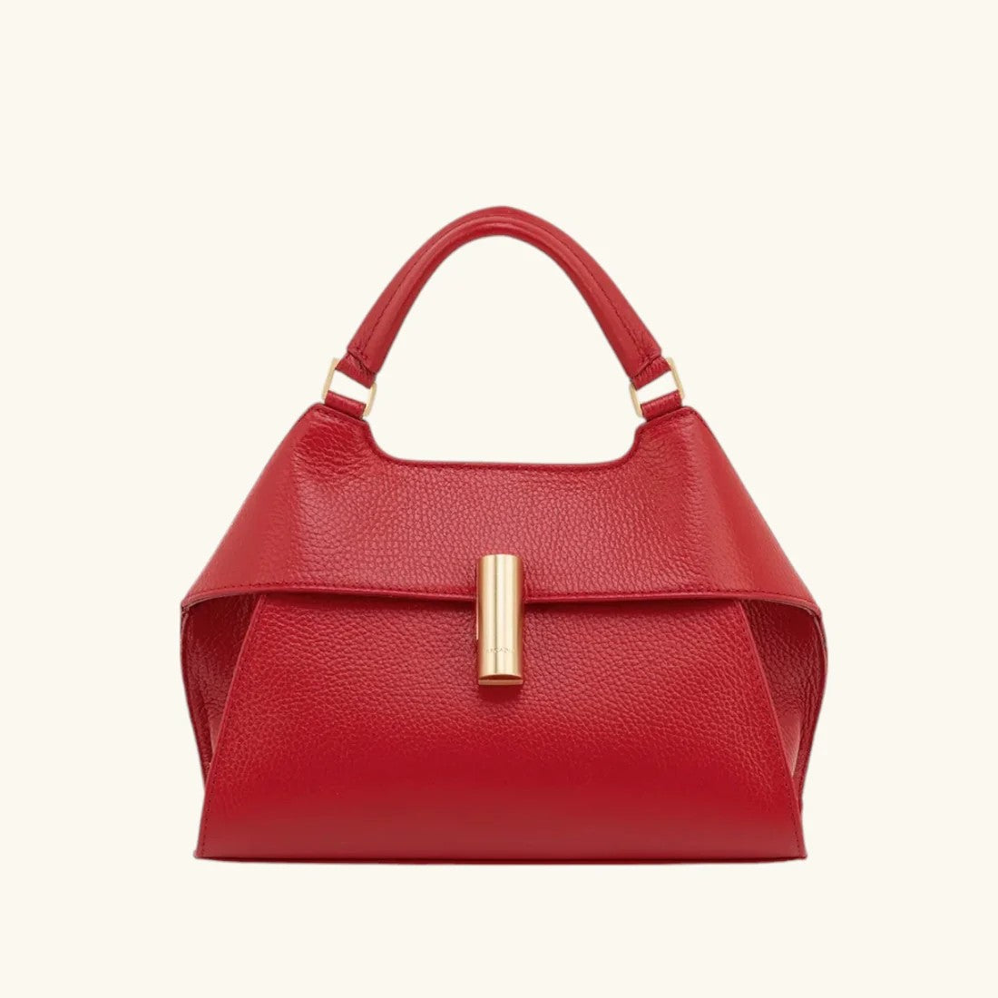 Arcadia borsa a mano in pelle "Emma" Rosso 7431.ROSSO