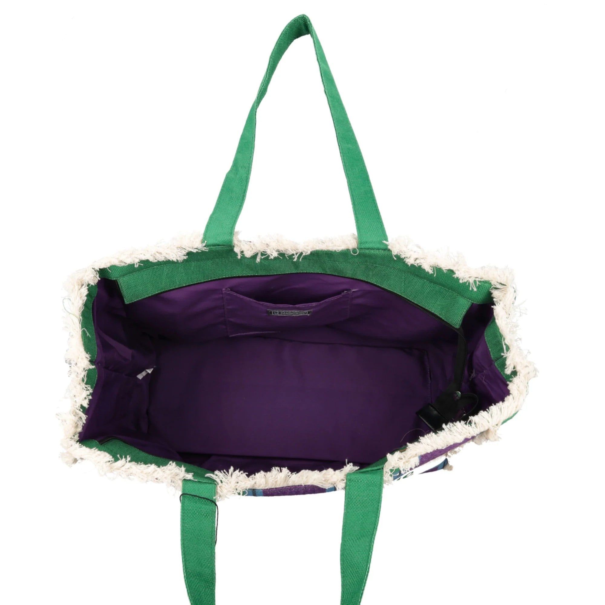 Le Pandorine borsa mare in tessuto "Marina" Multicolor PS2523B01.C32 AZZURRO
