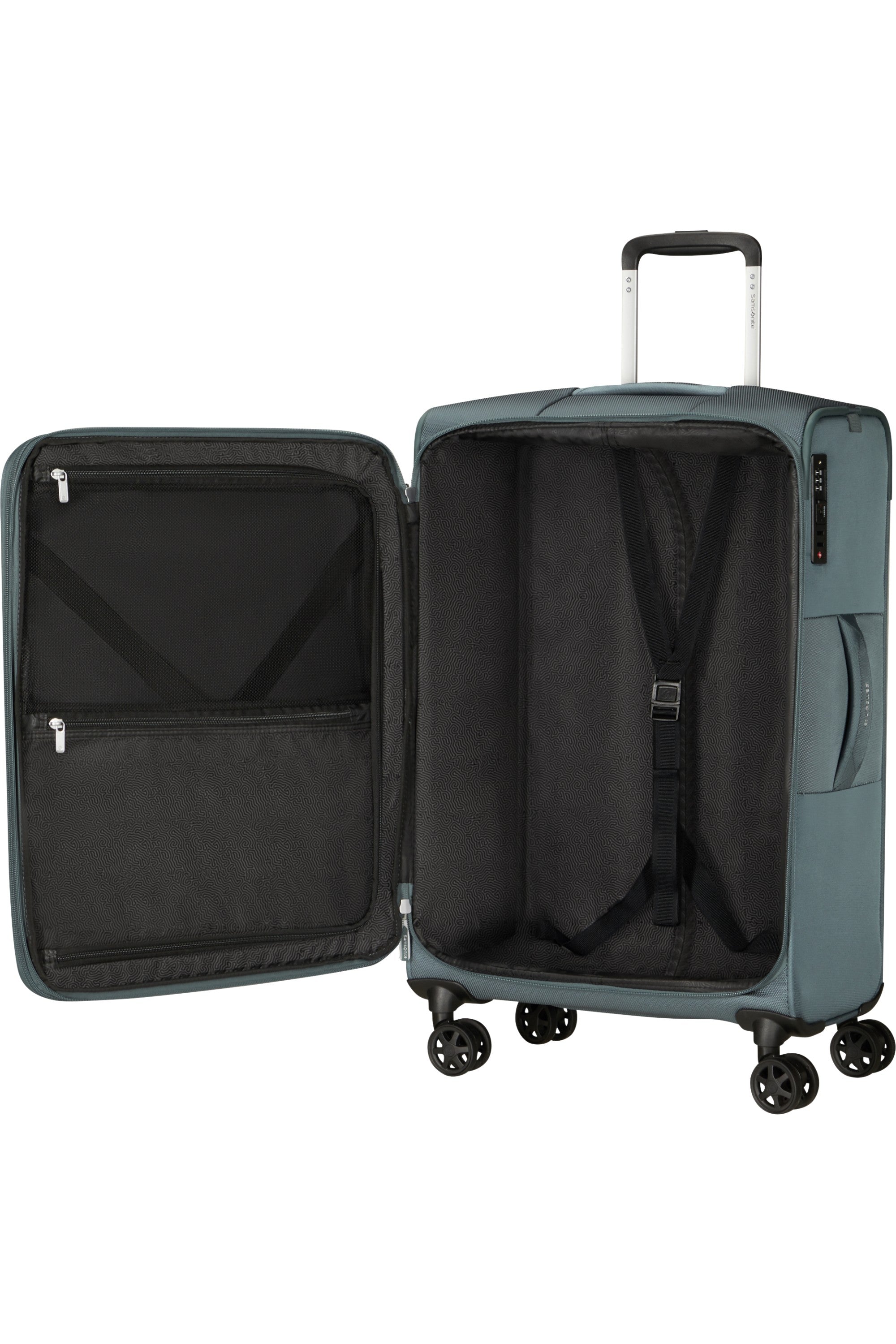 Samsonite trolley medio in tessuto "Urbify" Grigio 150716.1310 DUSTY BLUE