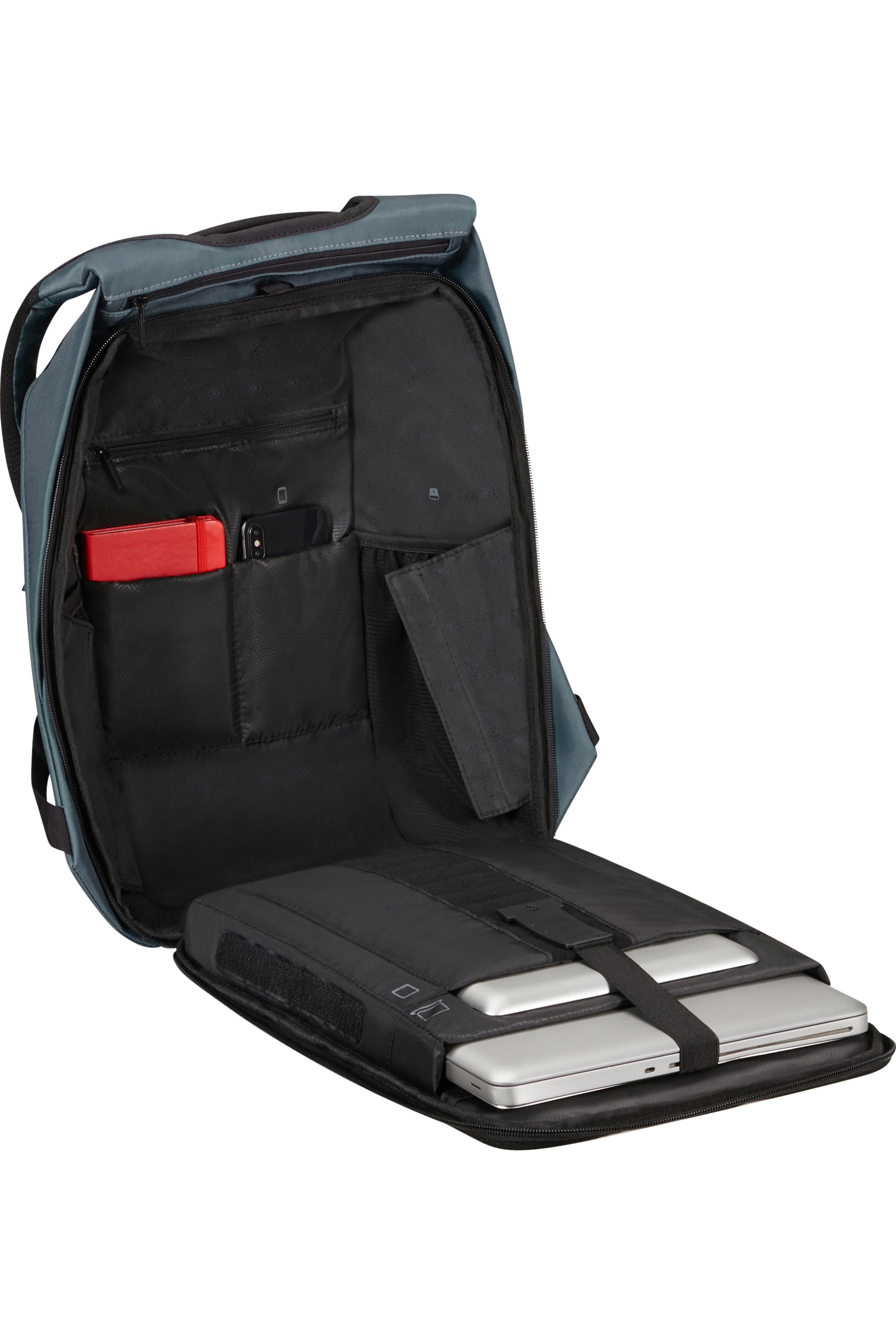 Samsonite zaino porta pc in polietilene riciclato "Securipack 2 Grigio 150941.1310 DUSTY BLUE