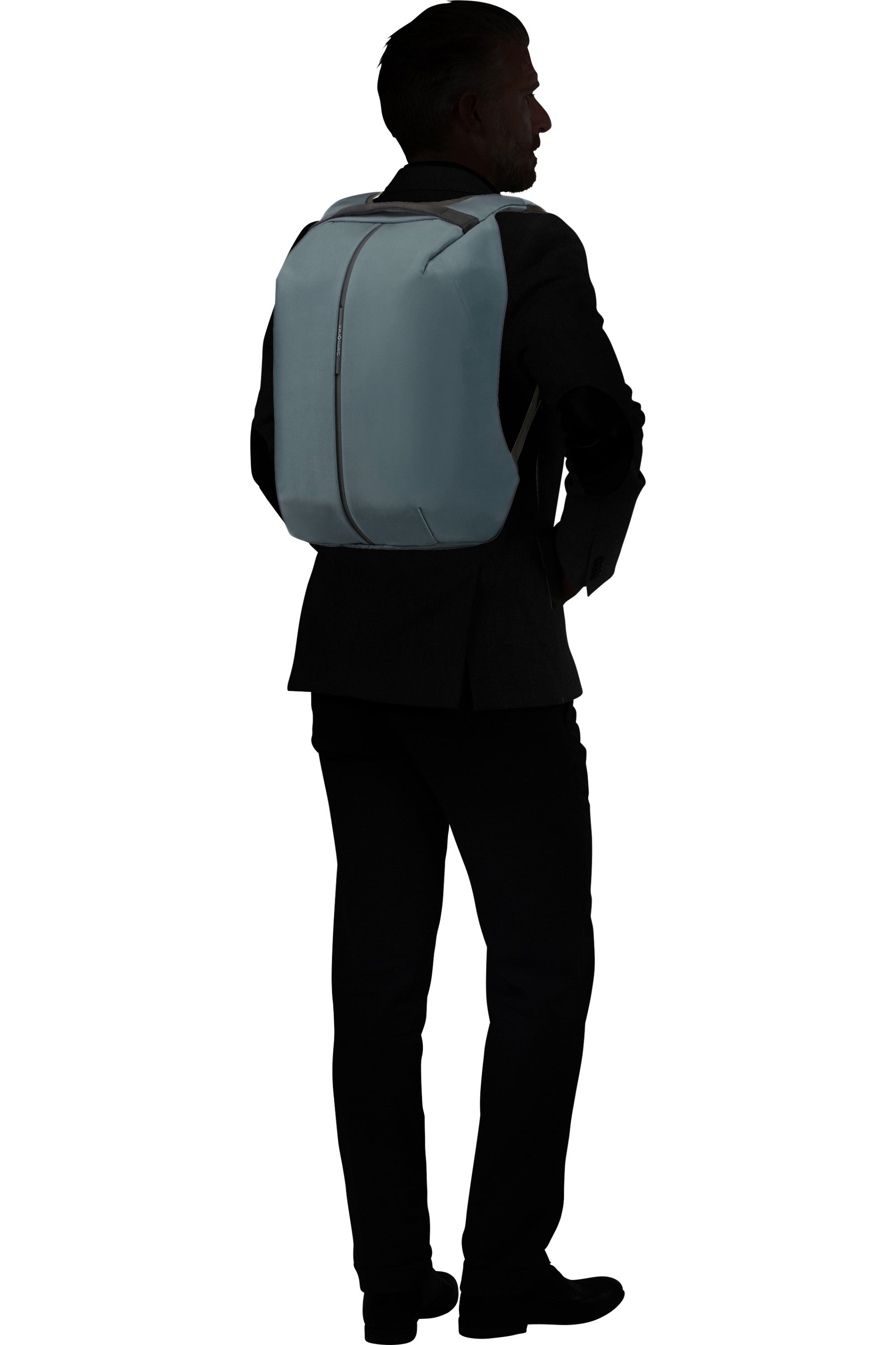 Samsonite zaino porta pc in polietilene riciclato "Securipack 2 Grigio 150941.1310 DUSTY BLUE