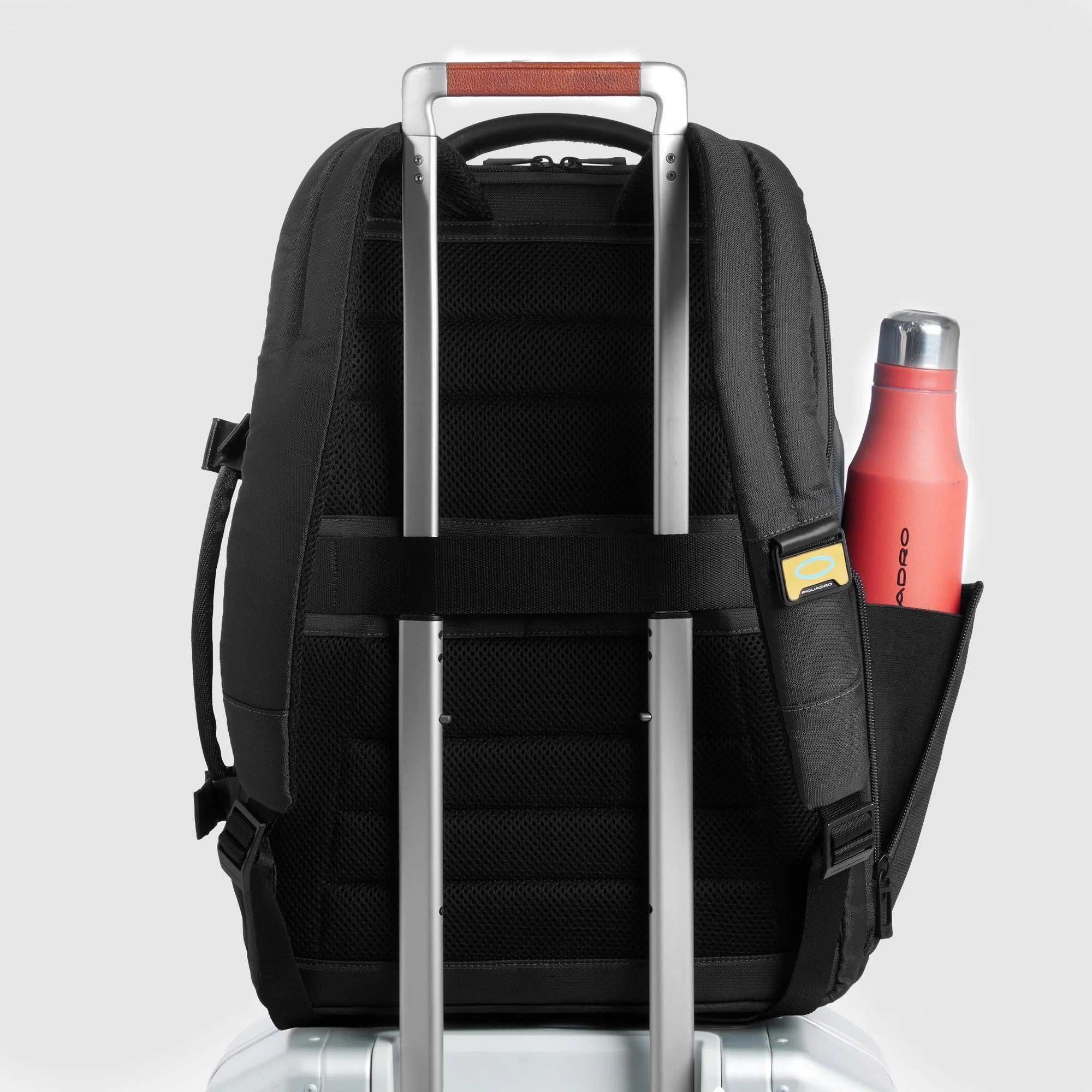 Piquadro zaino in tessuto e pelle "Wollem" Nero CA6865W129.N