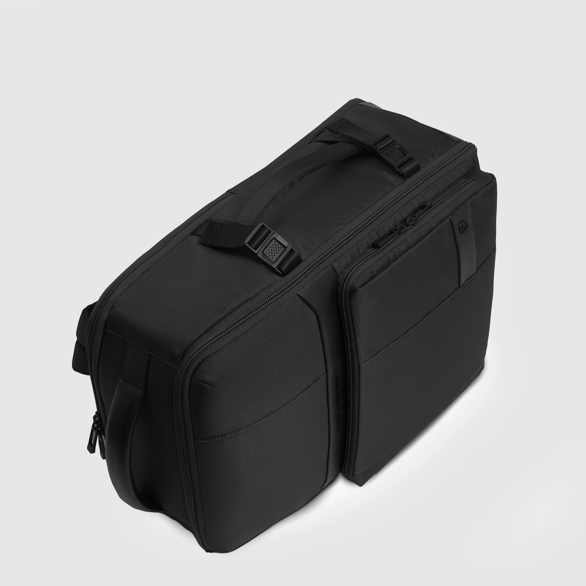 Piquadro zaino in tessuto e pelle "Wollem" Nero CA6865W129.N