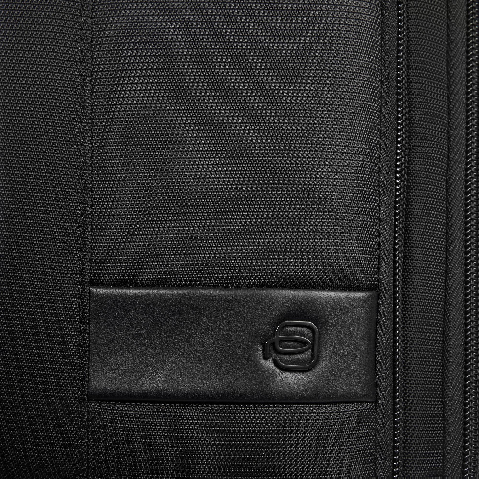 Piquadro zaino in tessuto e pelle "Wollem" Nero CA6638W129.N