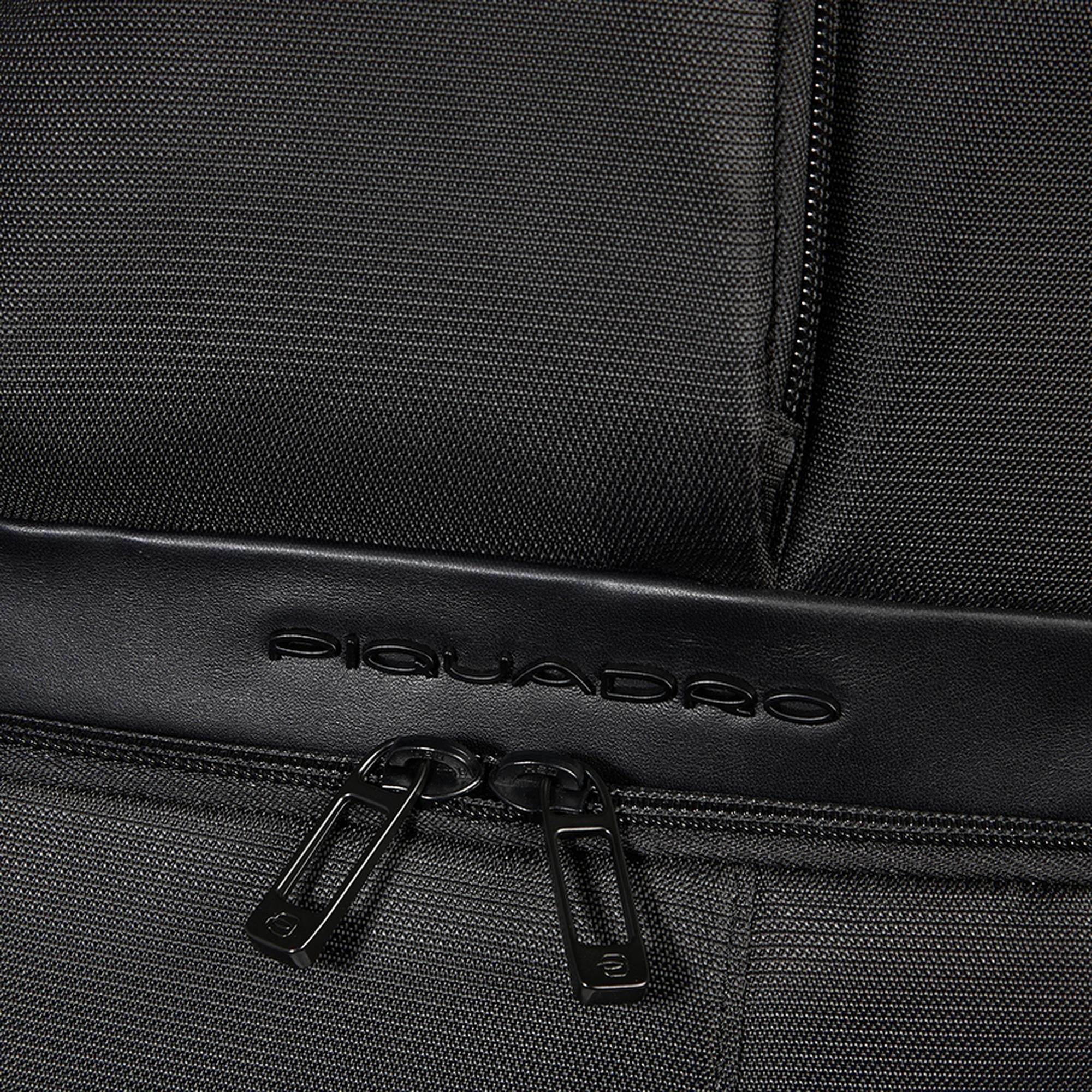 Piquadro zaino in tessuto e pelle "Wollem" Nero CA6638W129.N