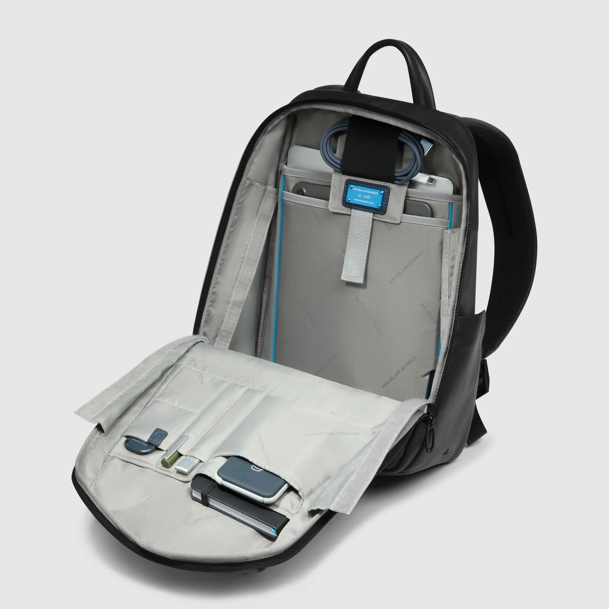 Piquadro zaino in pelle "Russel" Nero CA6765W137.N