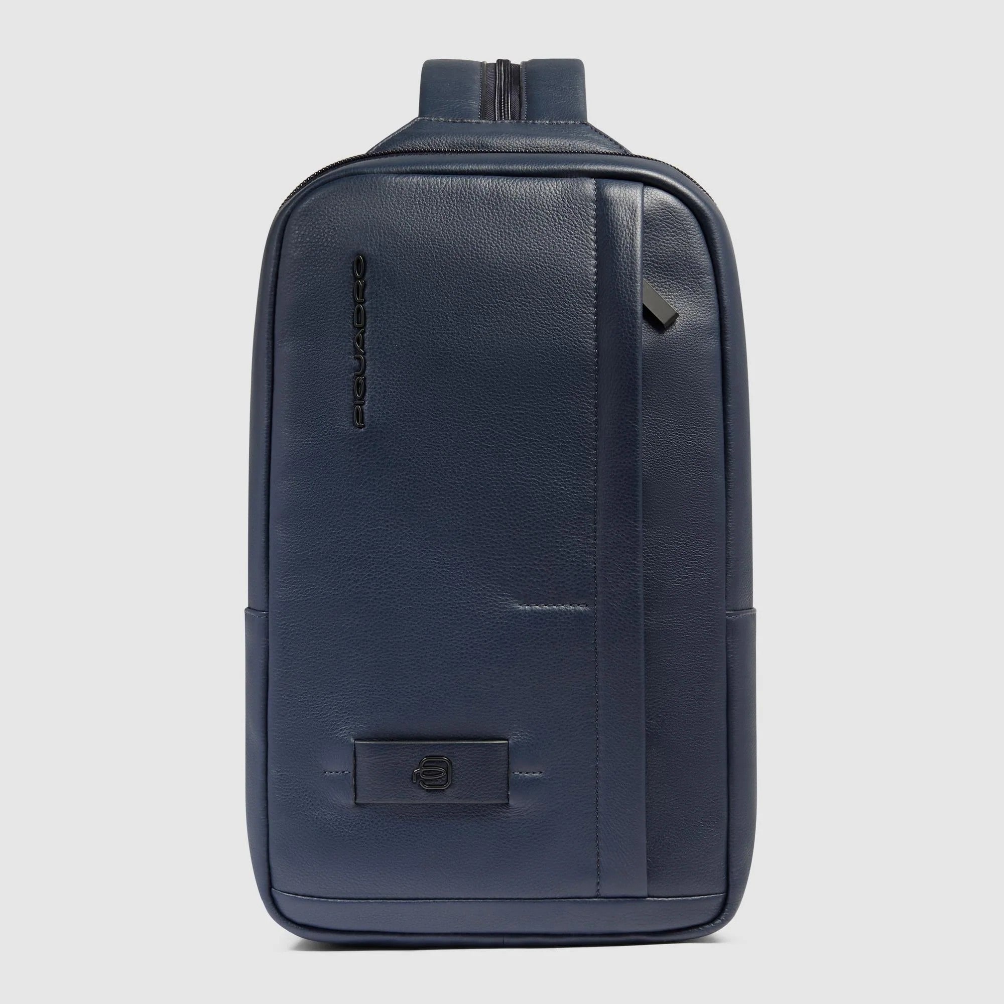 Piquadro monospalla in pelle "Russel" Blu CA6764W137.BLU