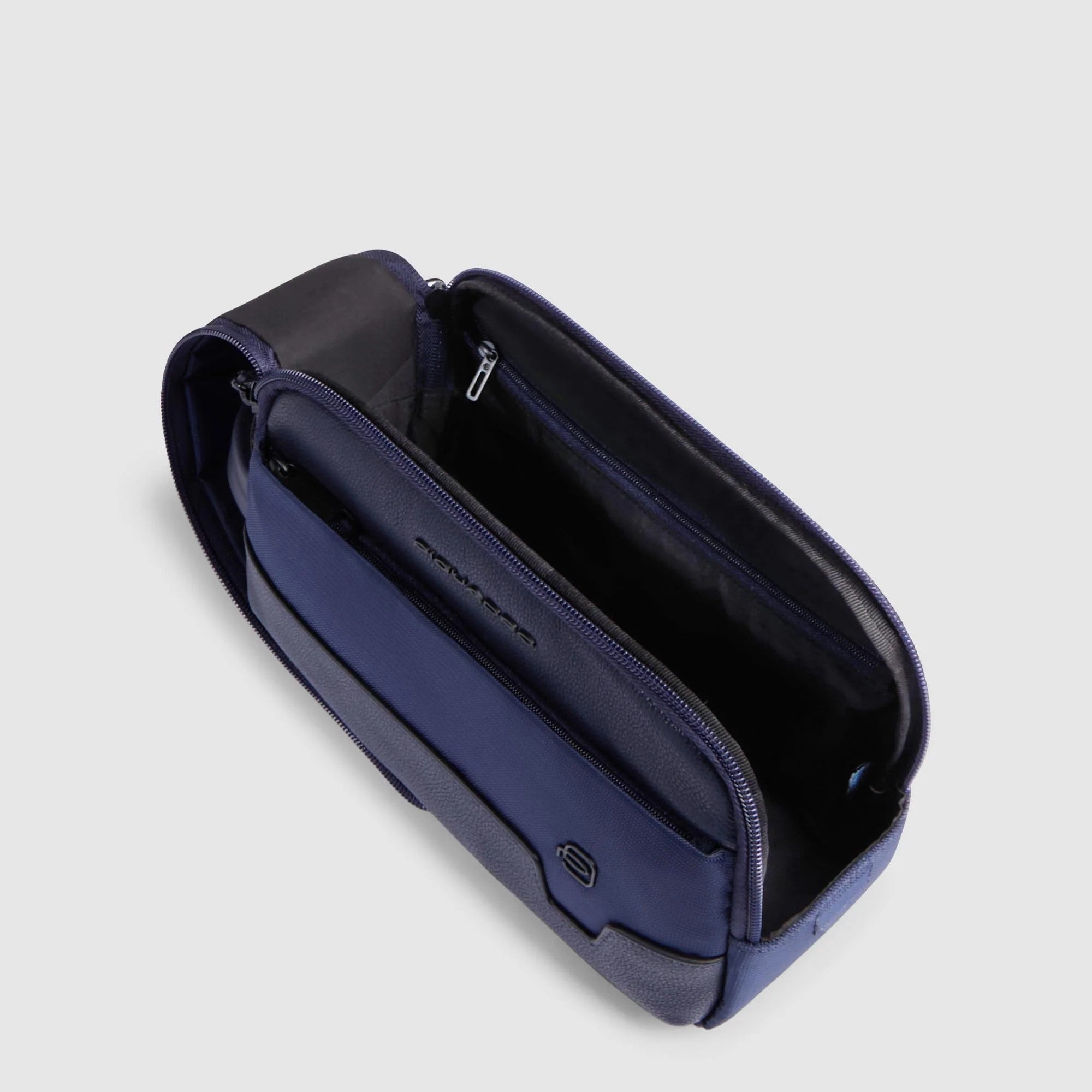 Piquadro beauty in tessuto e pelle "W138" Blu BY6021W138.BLU