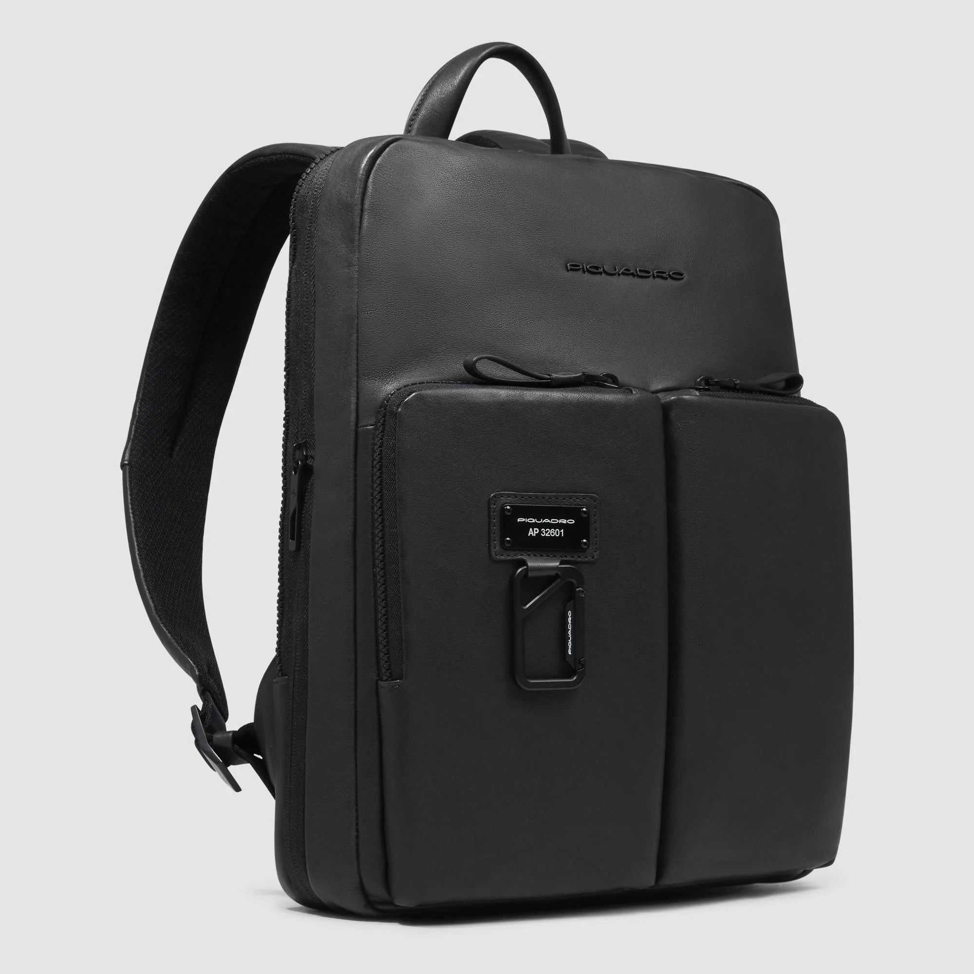 Piquadro zaino in pelle "Harper" Nero CA6311AP.N
