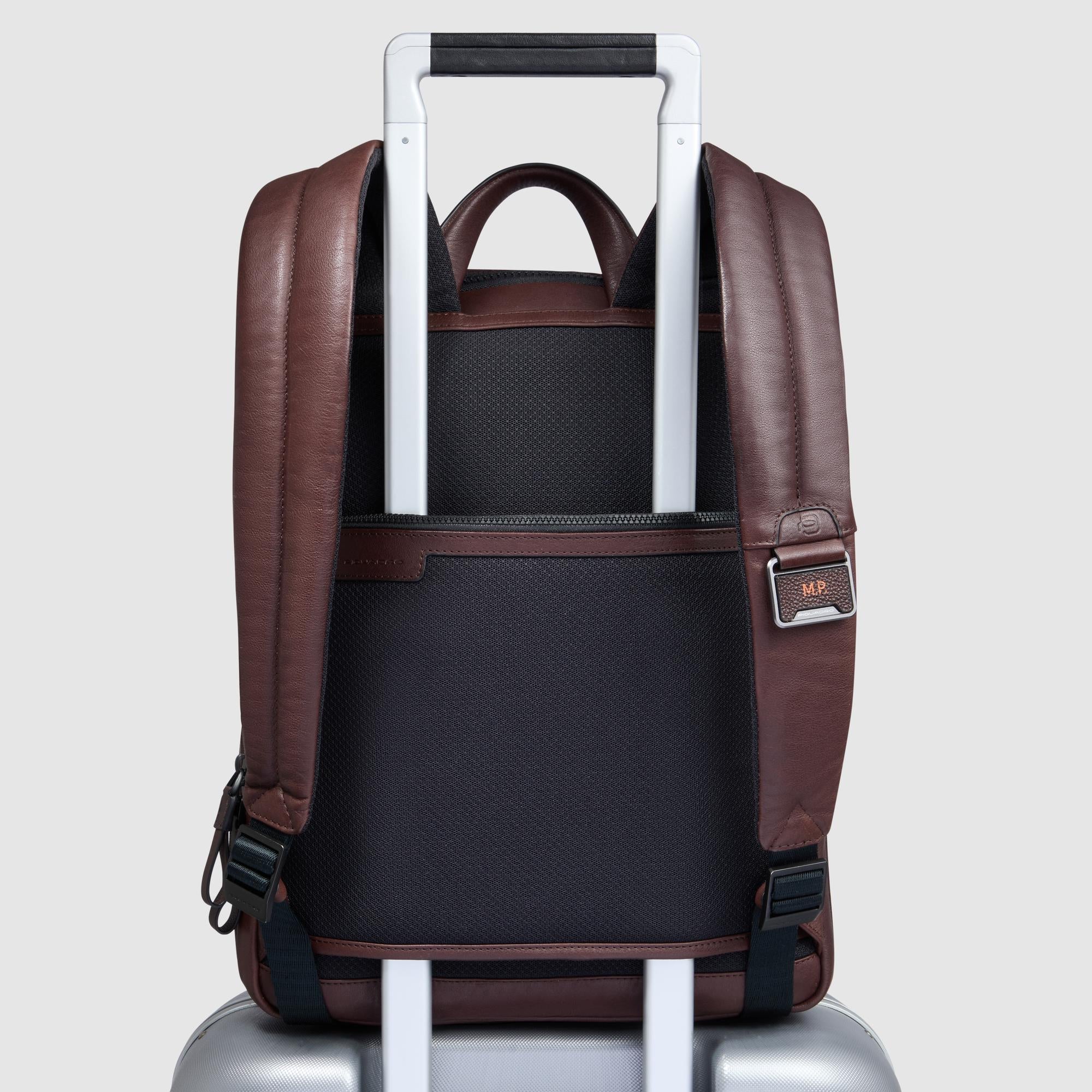 Piquadro zaino in pelle "Harper" Marrone CA6311AP.TM