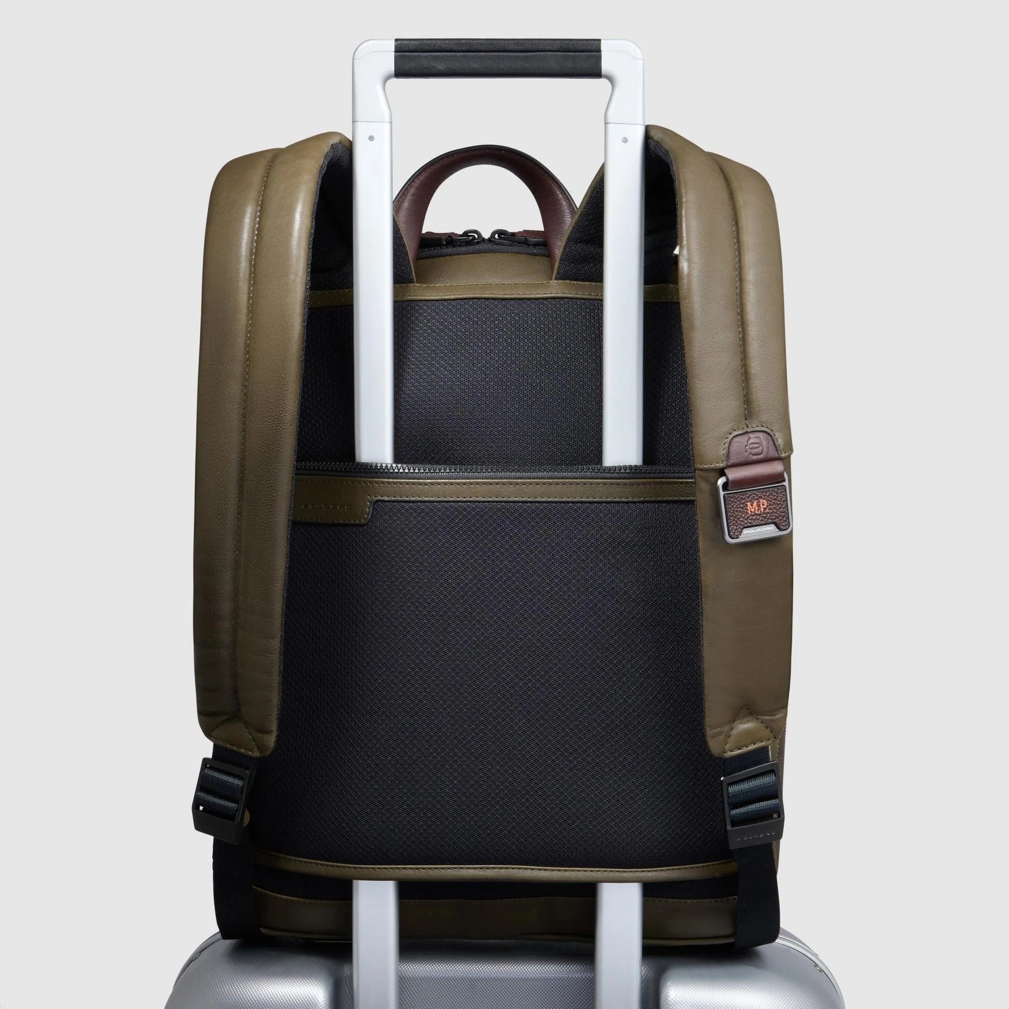 Piquadro zaino in pelle "Harper" Verde CA6311AP.VETM