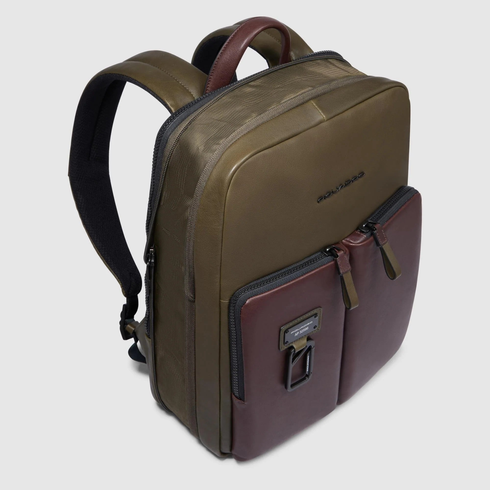 Piquadro zaino in pelle "Harper" Verde CA6311AP.VETM