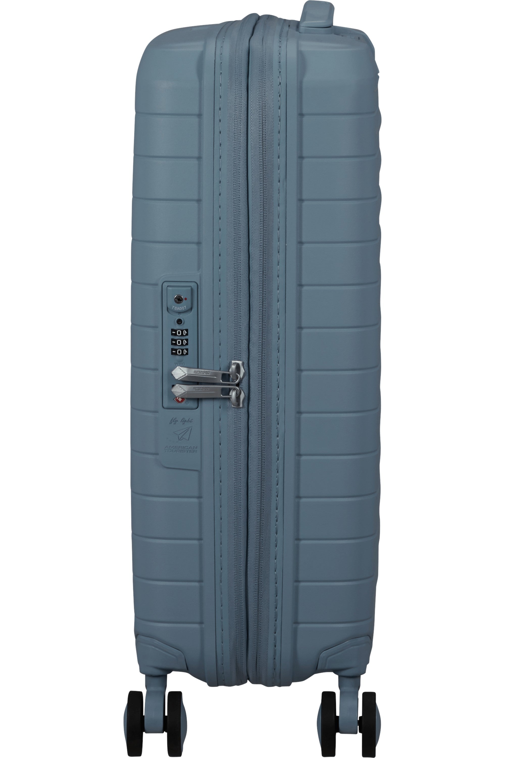 American Tourister trolley cabina in polipropilene "Fastforward" Azzurro 155259.1827 STEEL BLUE
