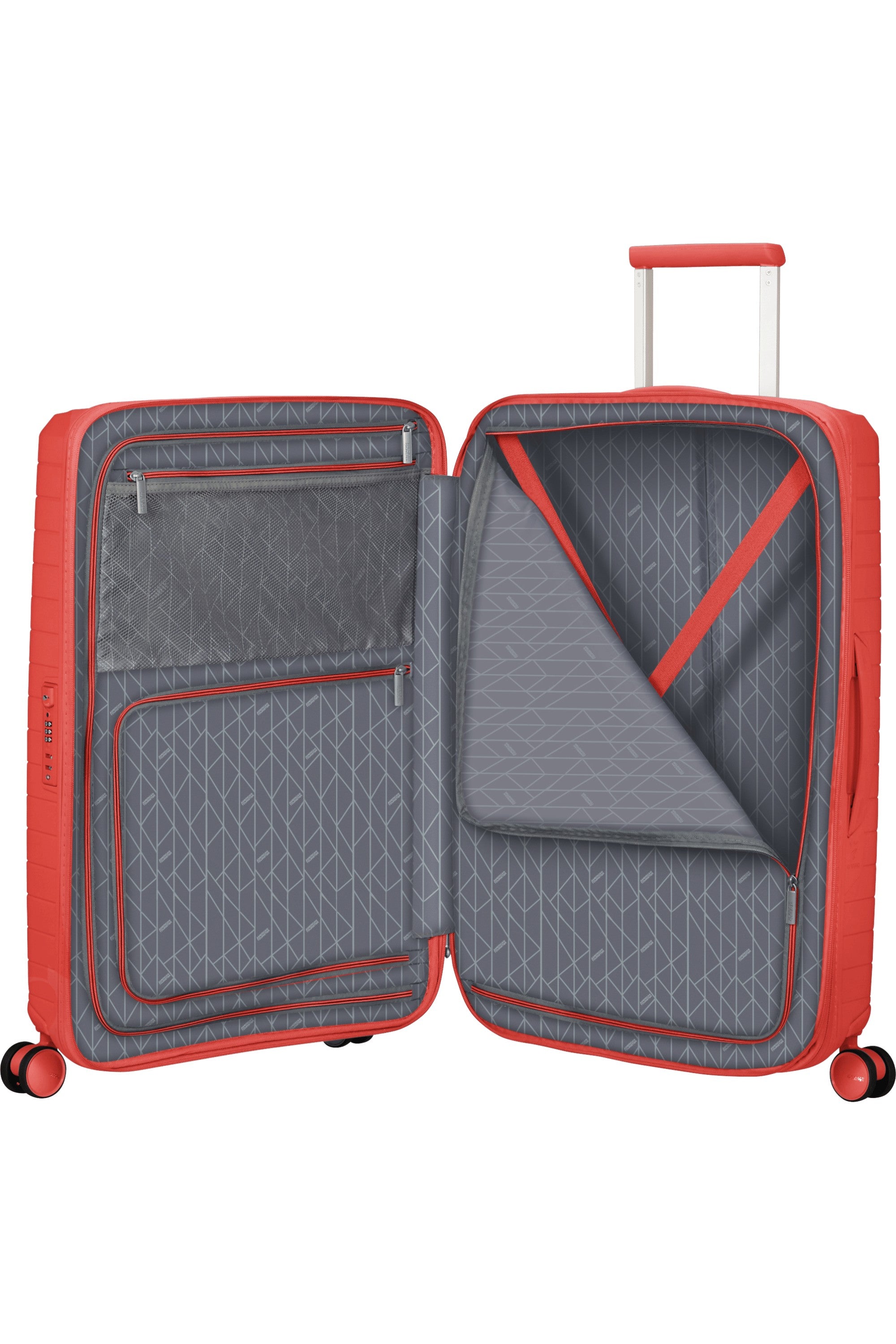 American Tourister trolley medio in polipropilene "Fastforward" Rosa 155260.A683 SUNSET CORAL