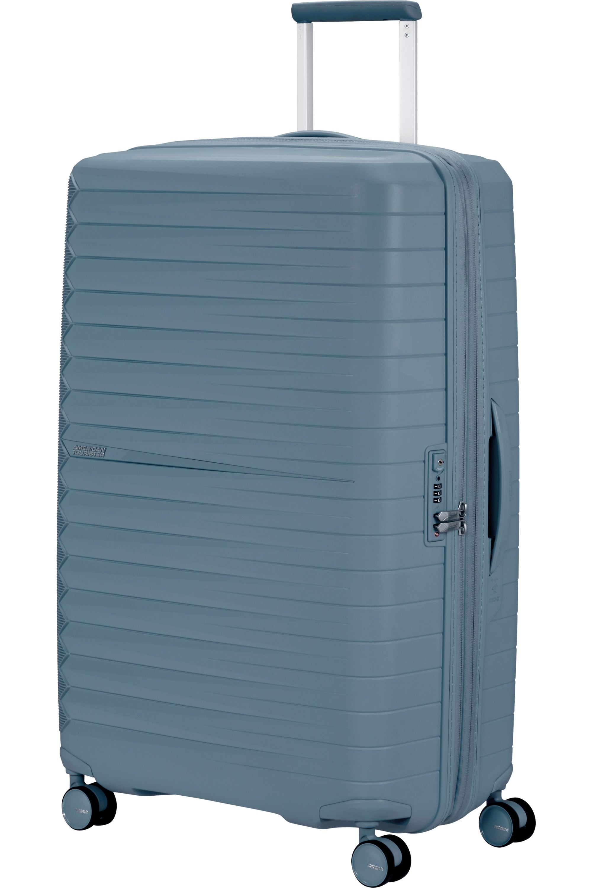 American Tourister trolley grande in polipropilene "Fastforward" Azzurro 155261.1827 STEEL BLUE