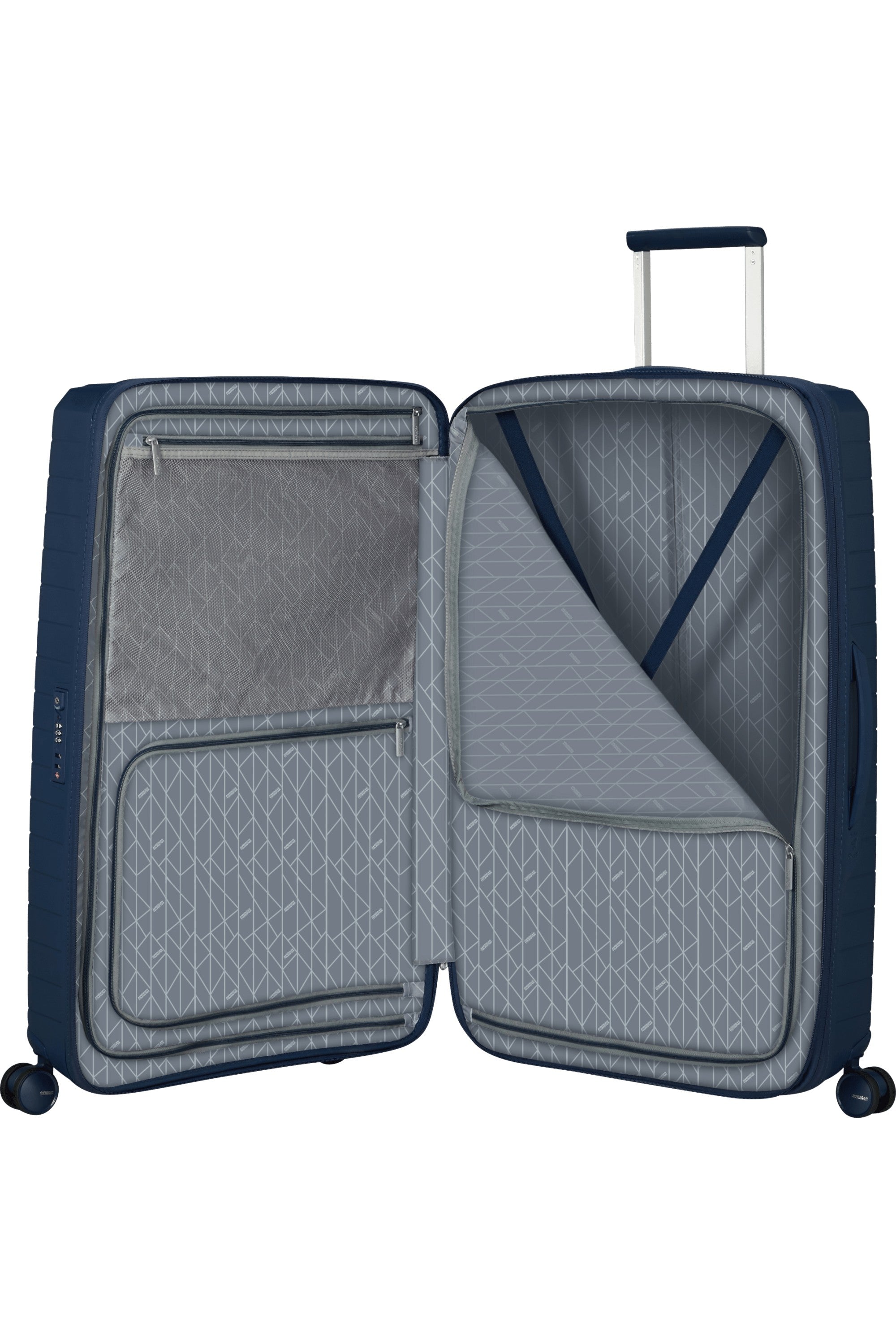 American Tourister trolley grande in polipropilene "Fastforward" Blu 155261.1598 NAVY BLUE