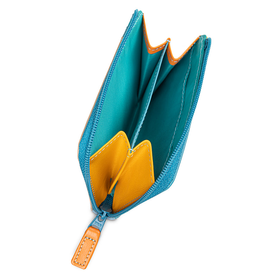 Mywalit porta carte di credito in pelle "Classic" Multicolor 334.186 SARDINIA