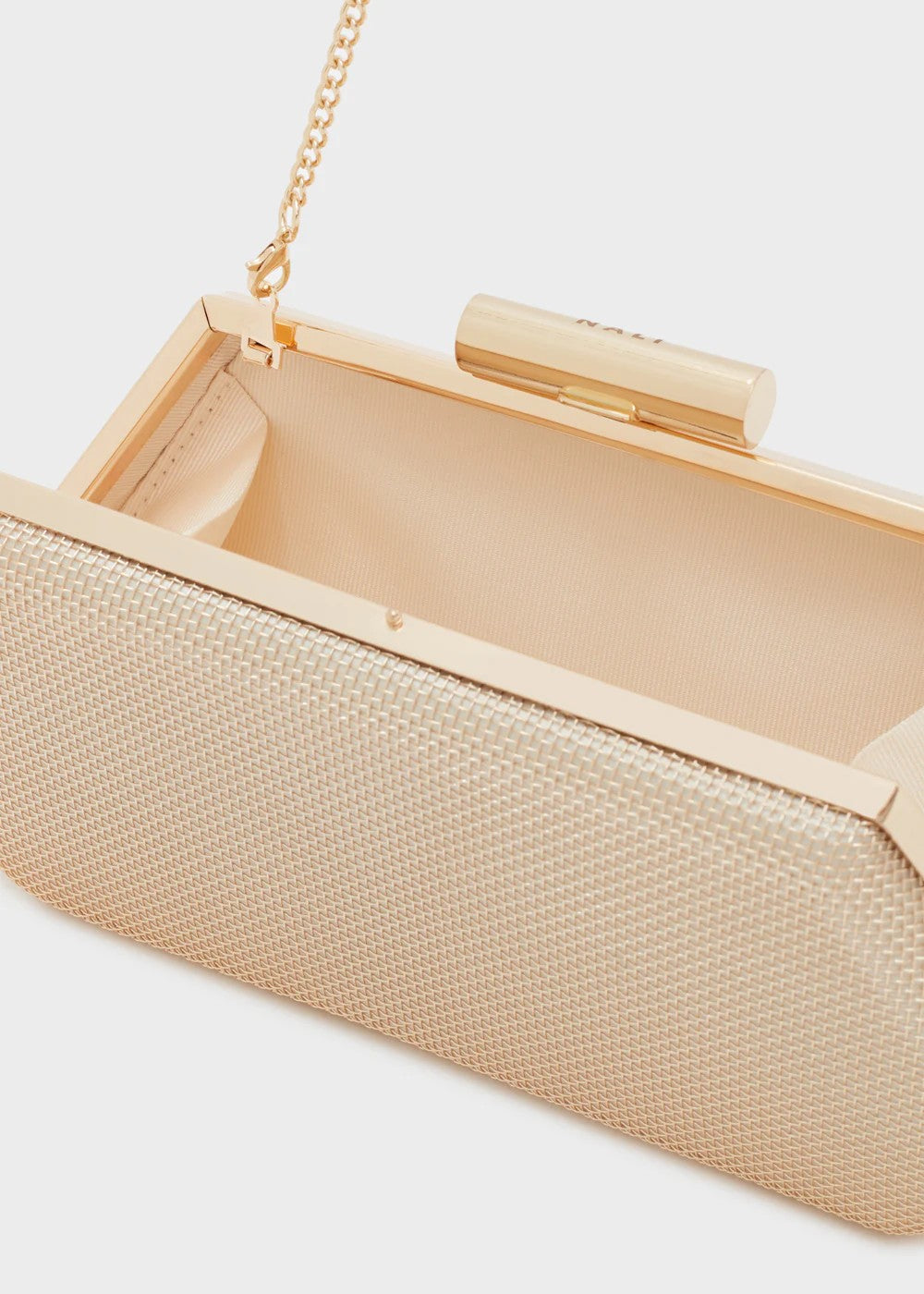 Nalì pochette in metallo "Zoi" Oro LYPC0014.ORO