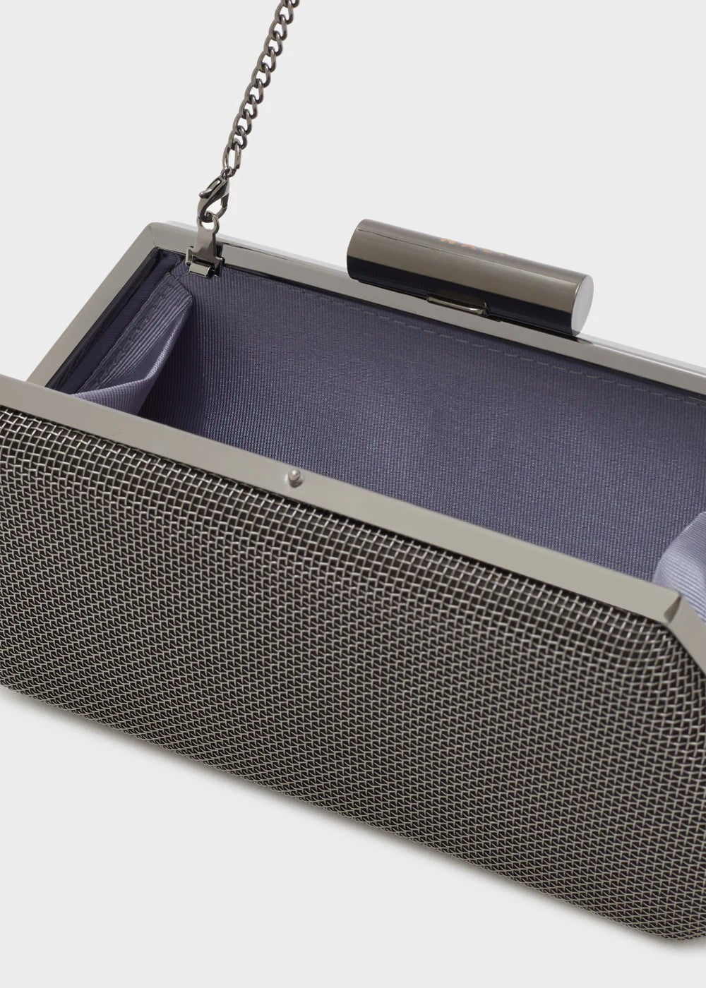 Nalì pochette in metallo "Zoi" Grigio LYPC0014.EMATITE