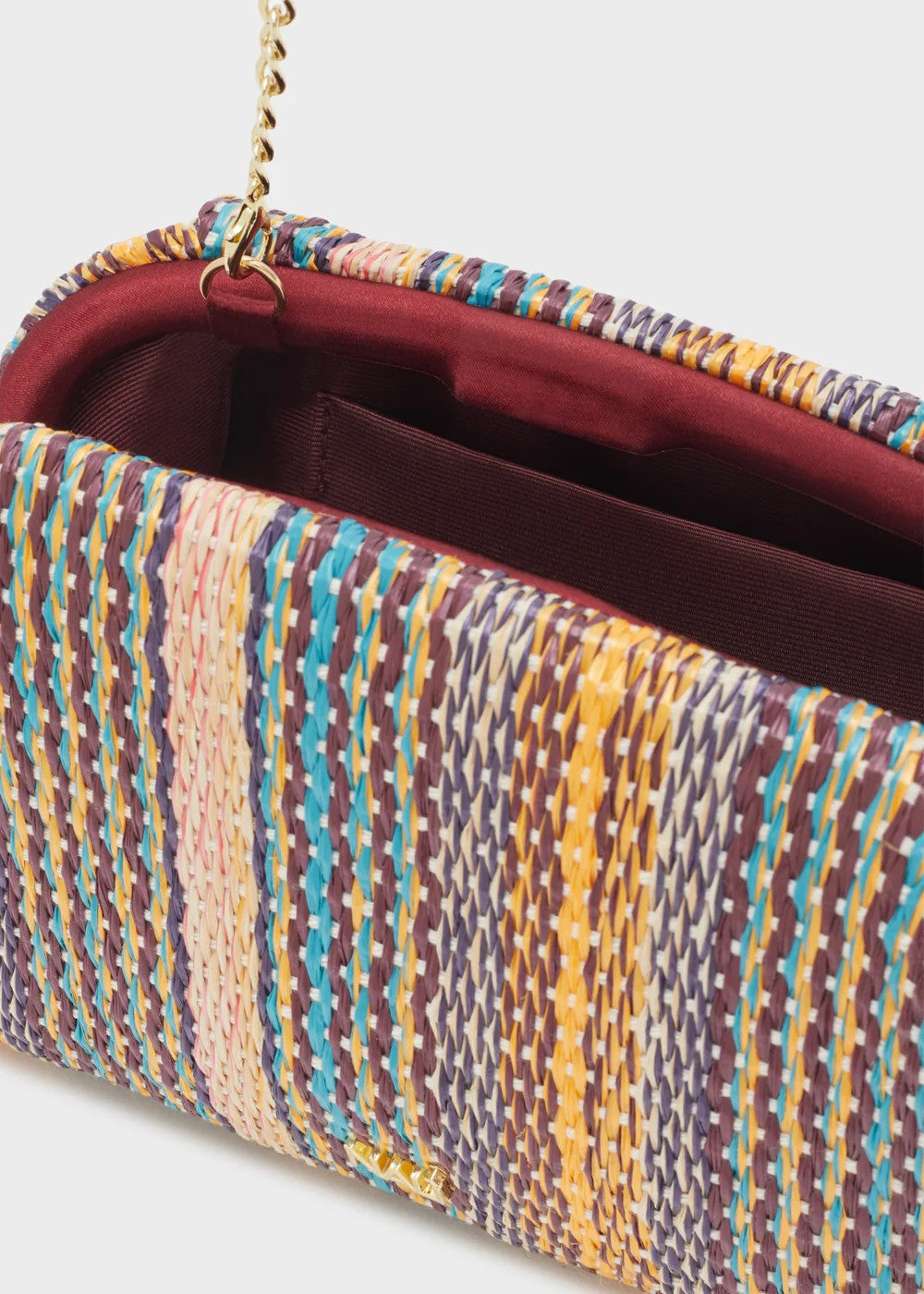 Nalì pochette in rafia "Andalu" Multicolor SNPC0004.MULTICOLOR
